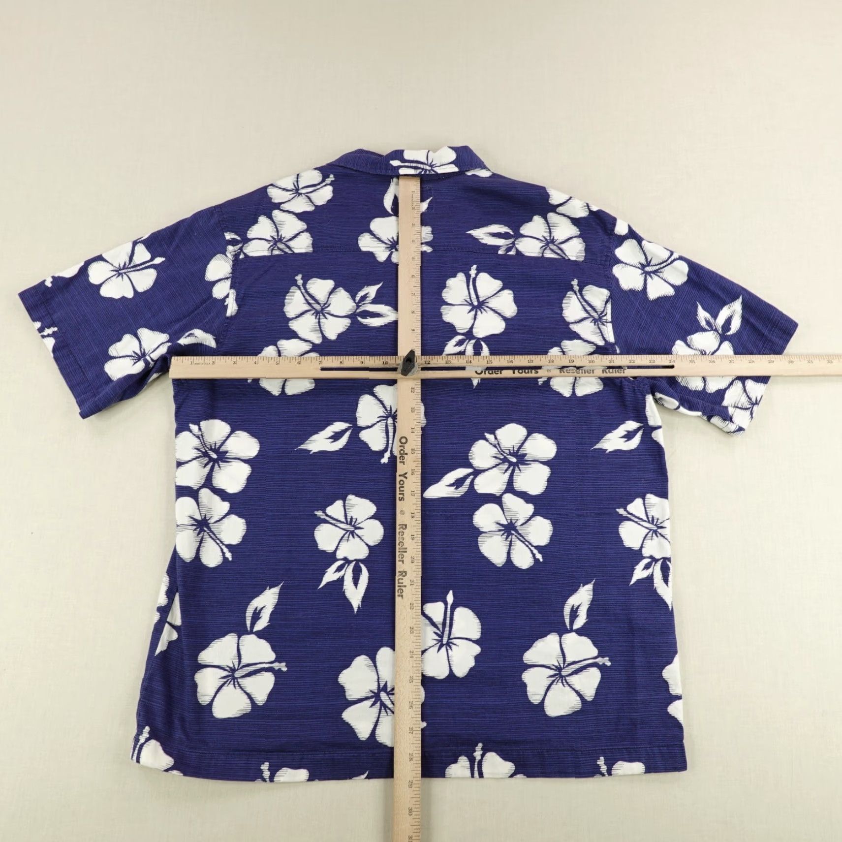 Quiksilver VINTAGE Quiksilver Shirt Mens Medium Blue Hawaiian Floral Button Up Surf Y2K Size US M / EU 48-50 / 2 - 6 Thumbnail