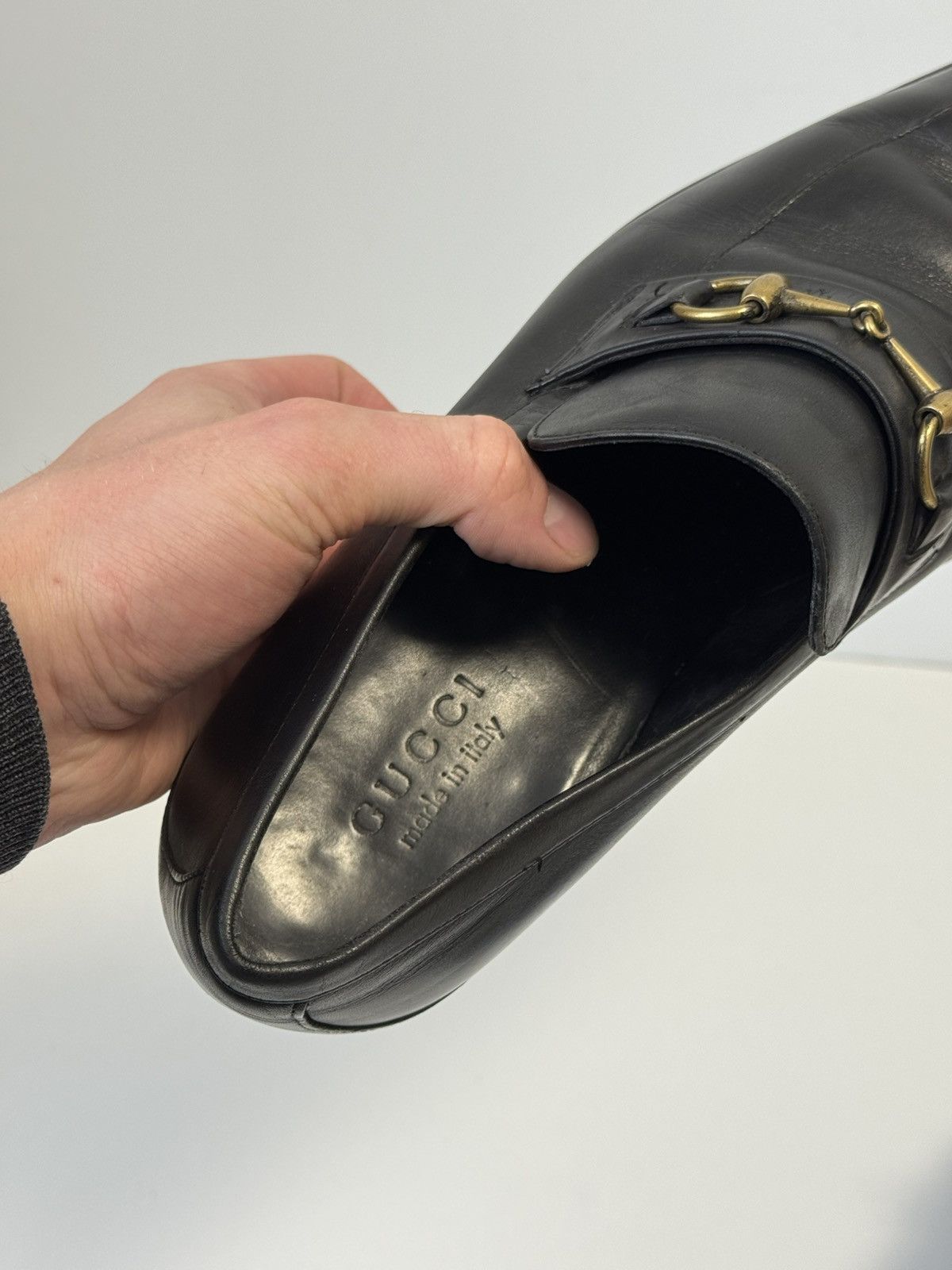 Gucci Gucci - Mens Leather Loafers size 44 Size US 10.5 / EU 43-44 - 18 Thumbnail