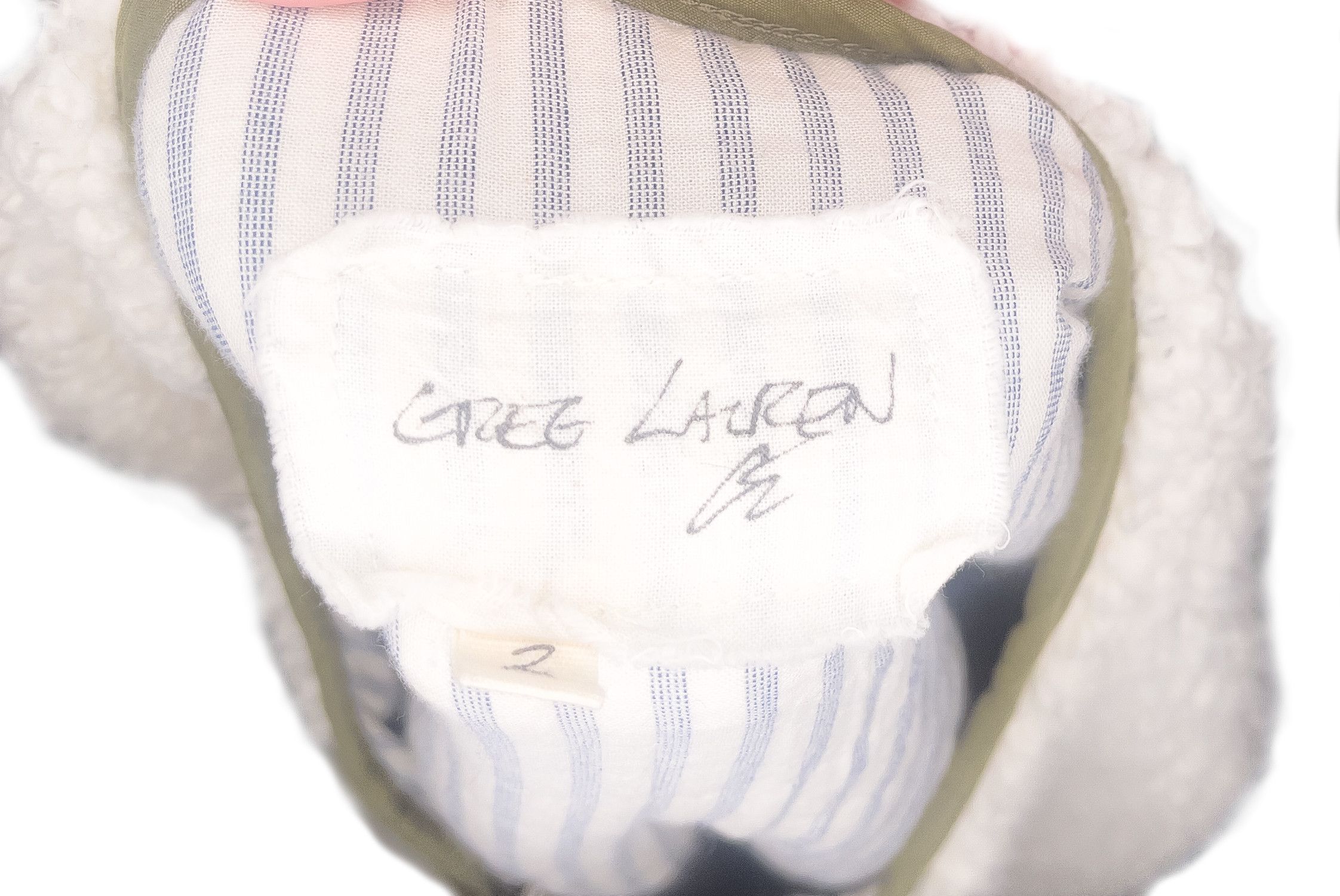 Greg Lauren - Off-White Modern Flight Jacket