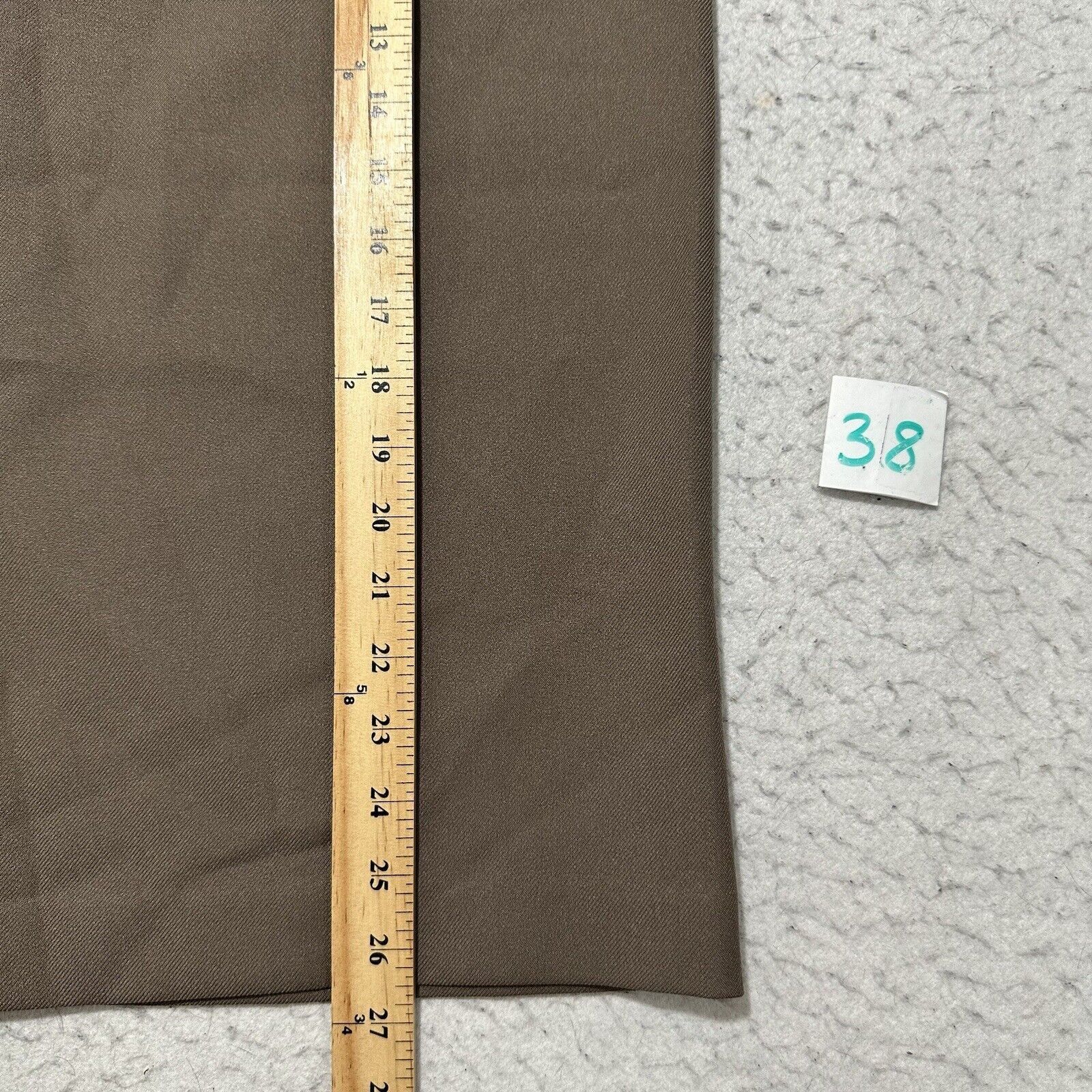 Other Vintage Donnkenny 14 Brown Straight Pencil Career Skirt Size 36" / US 14 / IT 50 - 10 Thumbnail