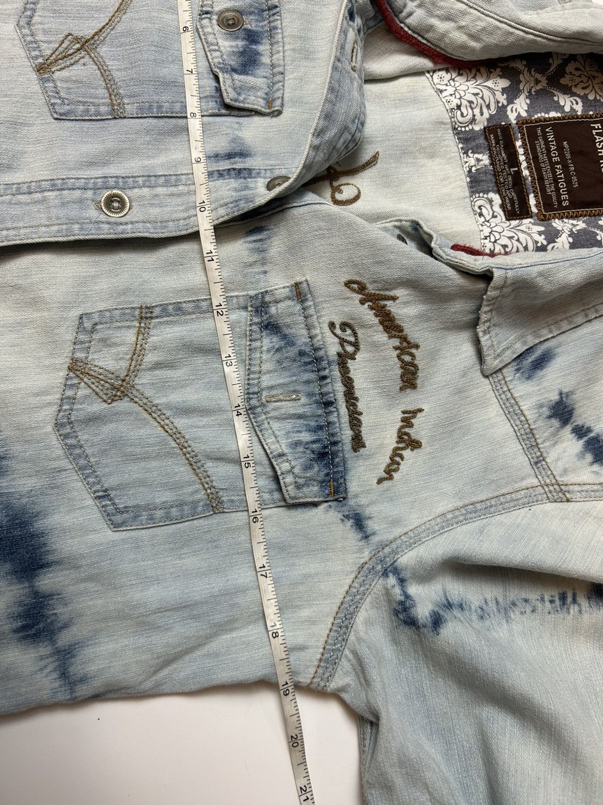 If Six Was Nine × Vintage VINTAGE TIE DIE FLASH REPORT BUTTON UP JACKET Size L / US 10 / IT 46 - 5 Thumbnail