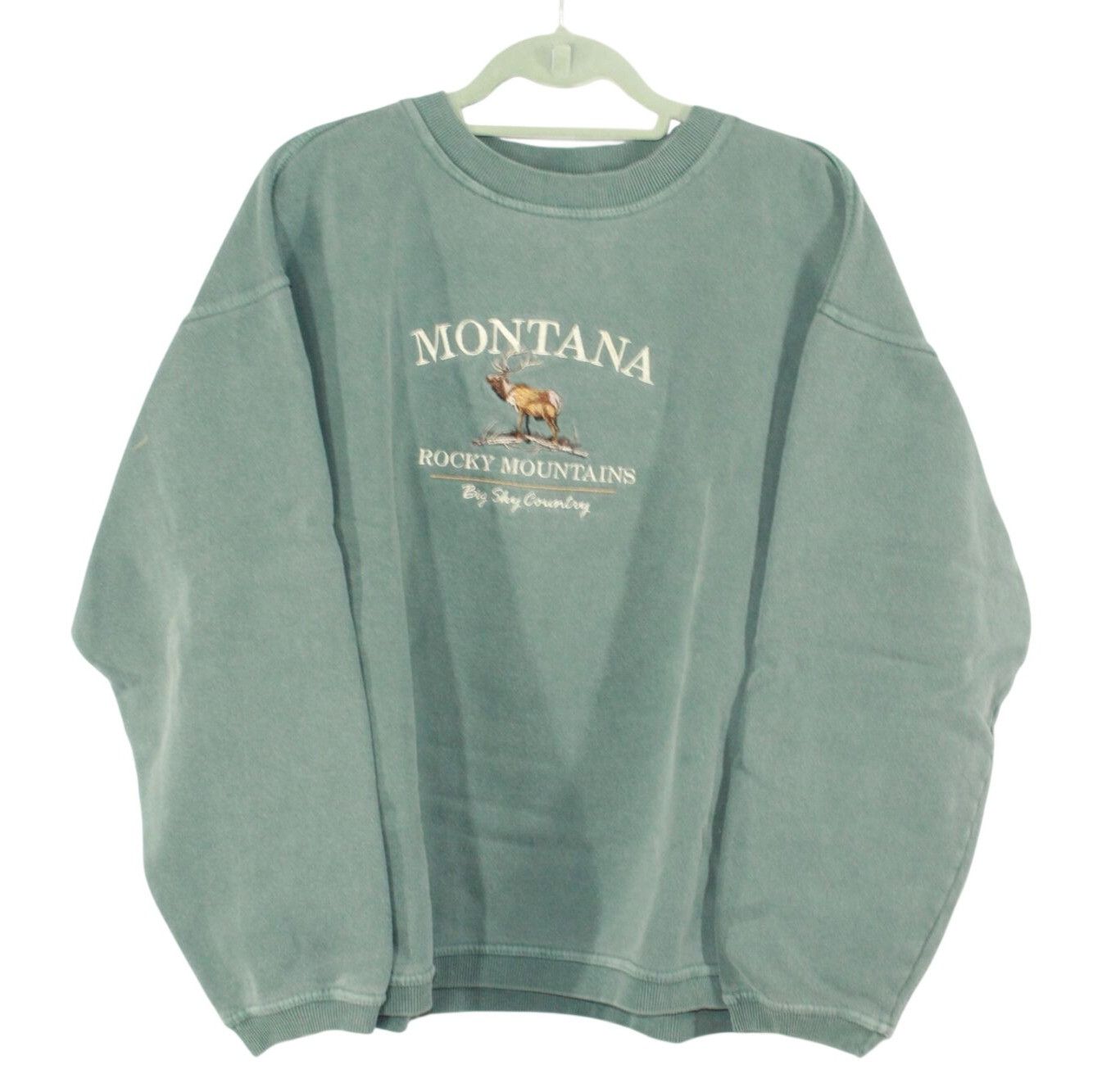 L.L. Bean Lakeshirts Montana Big Sky Country Sweatshirt Mens Size L Size US L / EU 52-54 / 3 - 1 Thumbnail