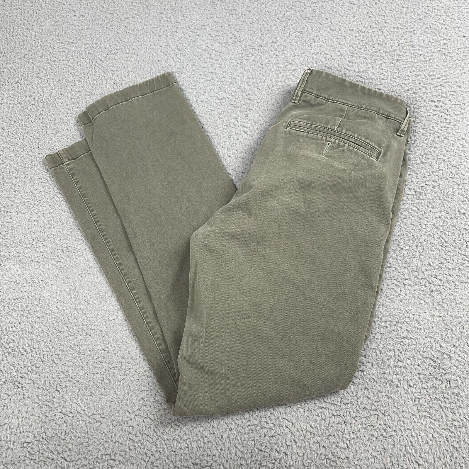 Other Goodfellow Mens Chino Pants 30x32 Green Flat Front Casual Size US 30 / EU 46 - 1 Thumbnail