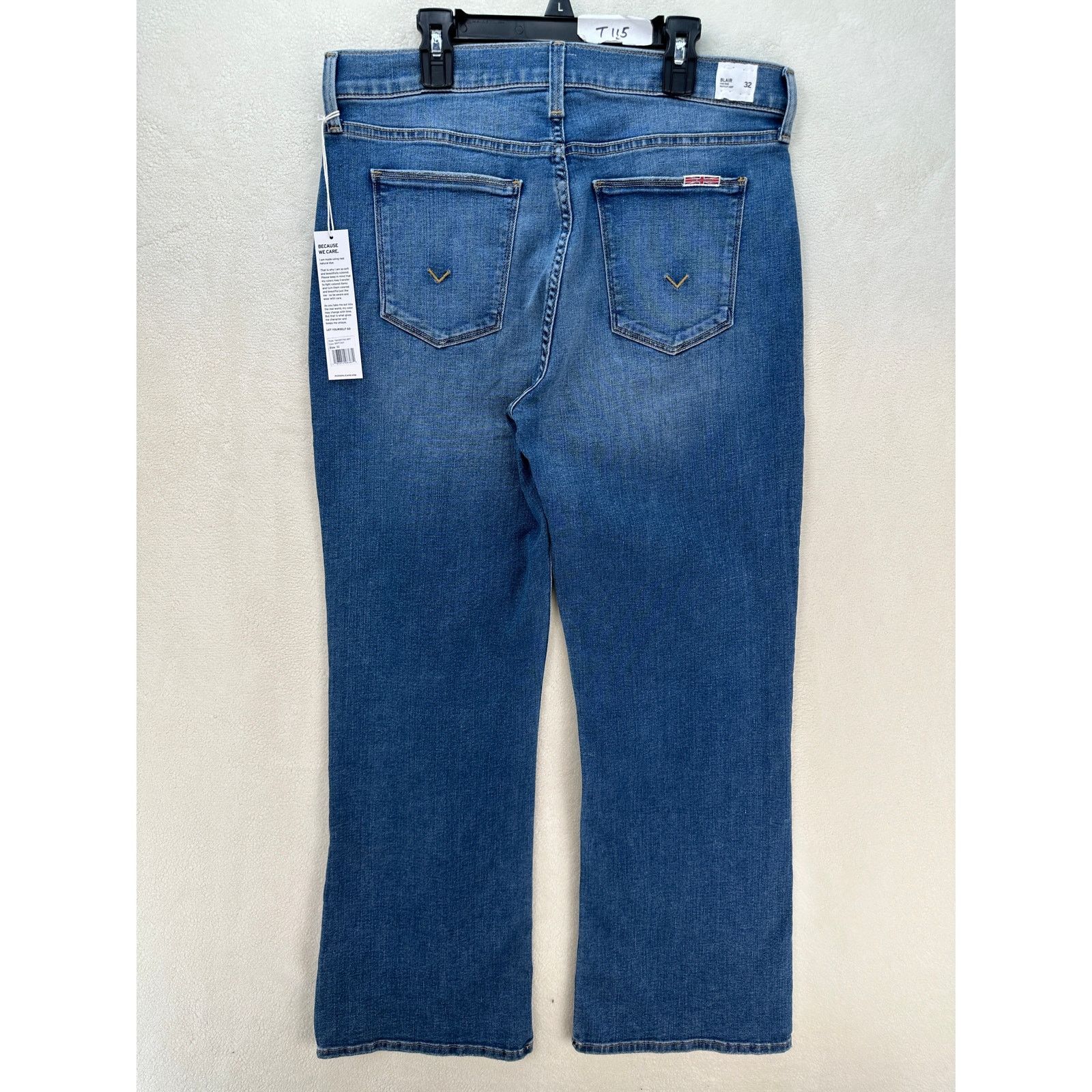 Hudson HUDSON WOMEN'S 32 BLAIR HIGH RISE BOOTCUT CROP MEDIUM WASH Size 32" / US 10 / IT 46 - 8 Thumbnail