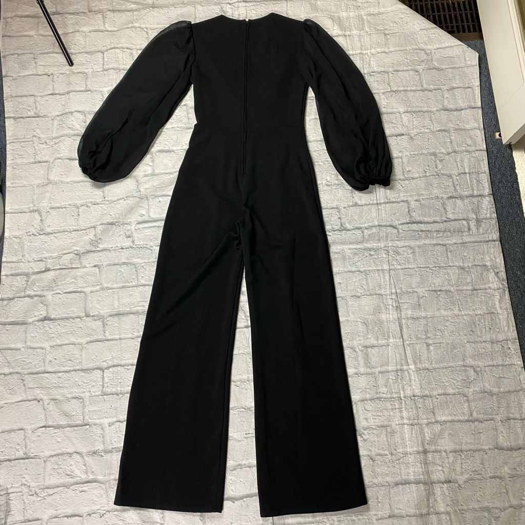 Other Premier Amour women 2 one piece jumpsuit w/sheer elastic cuf Size 26" / US 2 / IT 38 - 8 Thumbnail