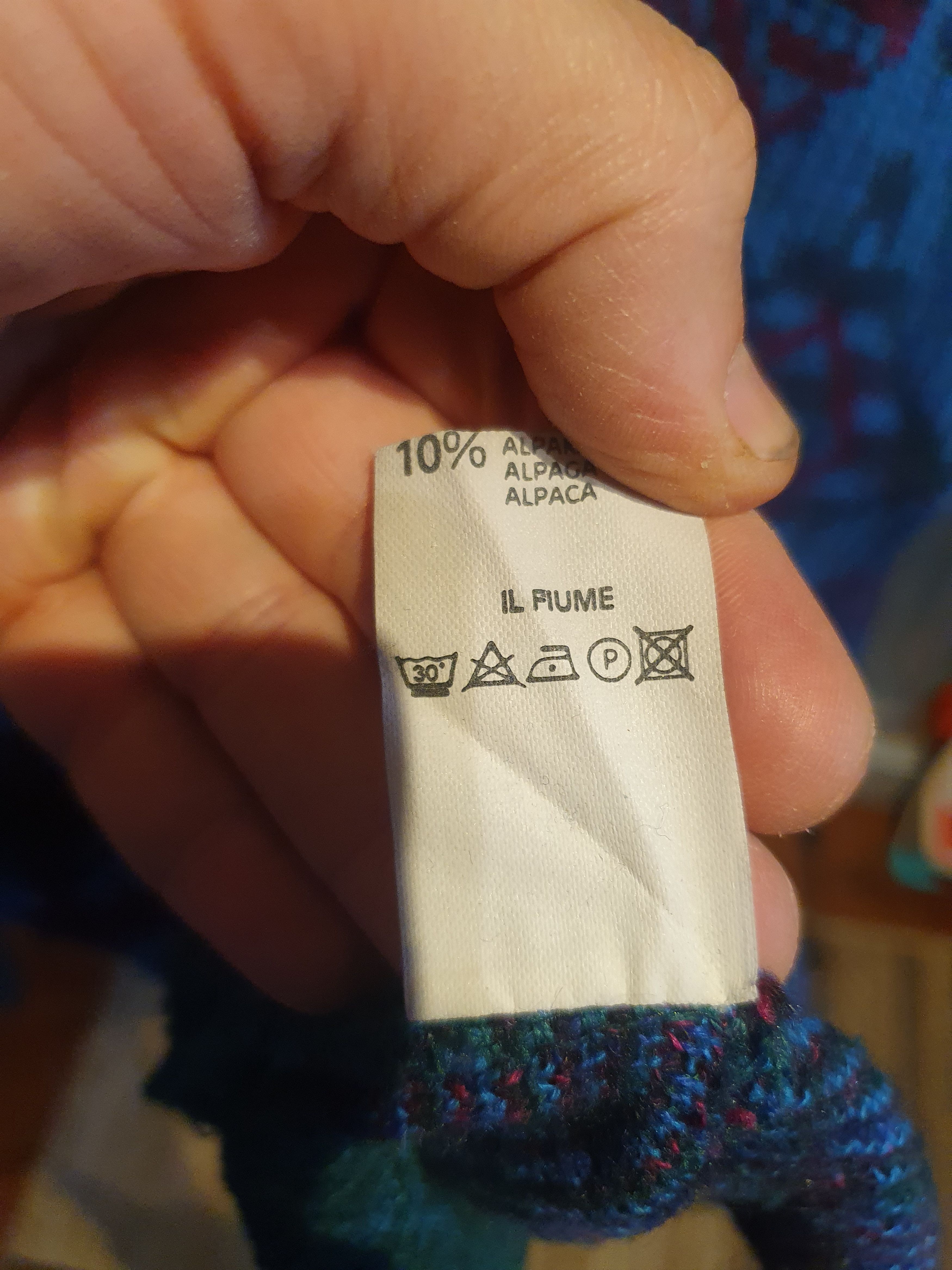 Vintage Fiume Made in Italy Sweater Vintage Geometric Pattern sz L Size US L / EU 52-54 / 3 - 6 Thumbnail