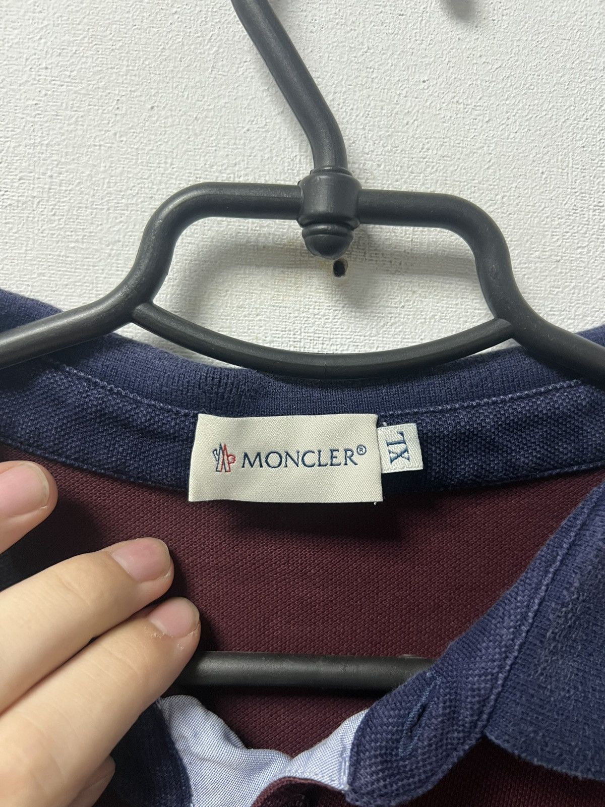 Moncler Moncler Polo Shirt Size US XL / EU 56 / 4 - 6 Thumbnail