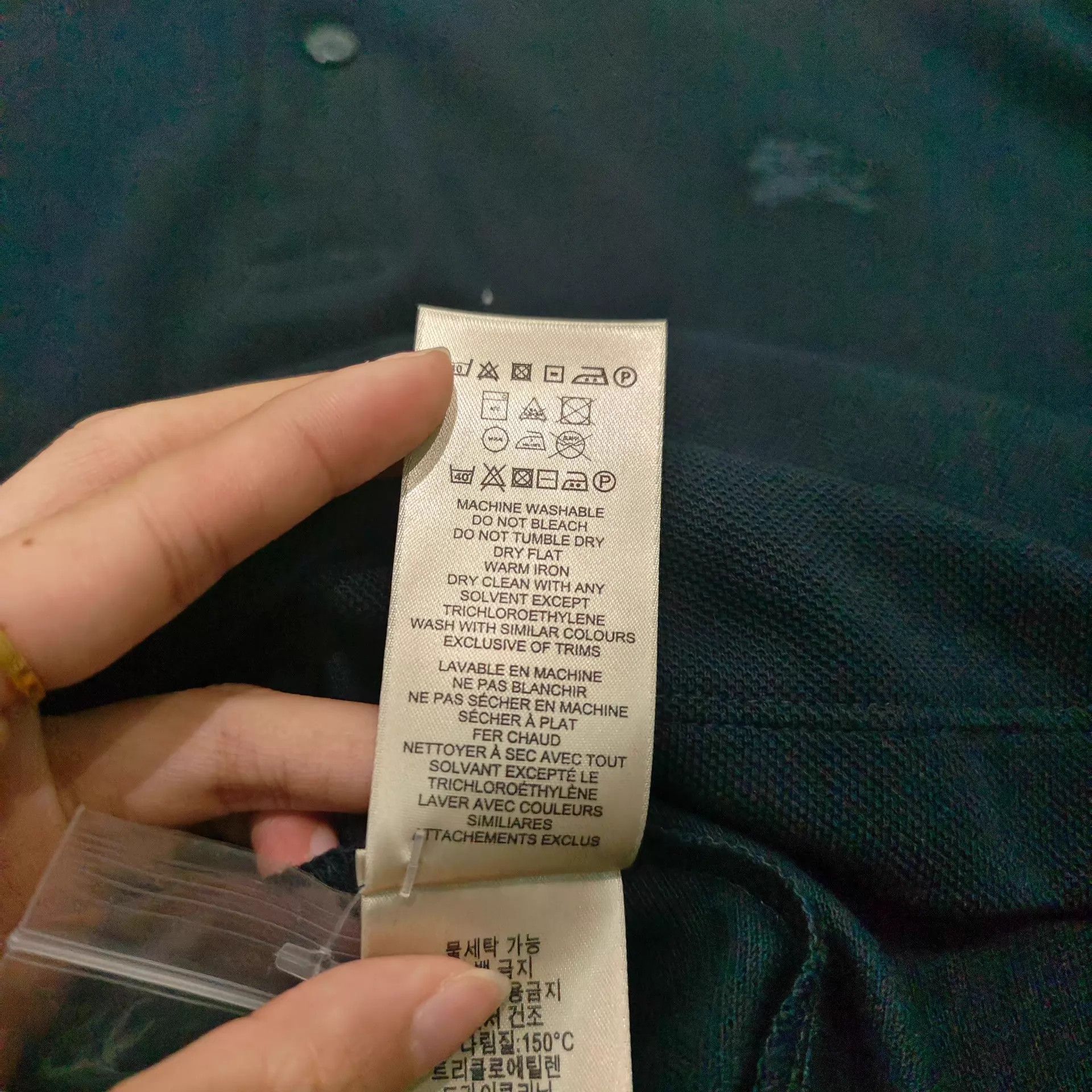 Burberry Burberry Navy Blue Horseferry Polo Shirt M 99 New with Tags Size US M / EU 48-50 / 2 - 4 Thumbnail
