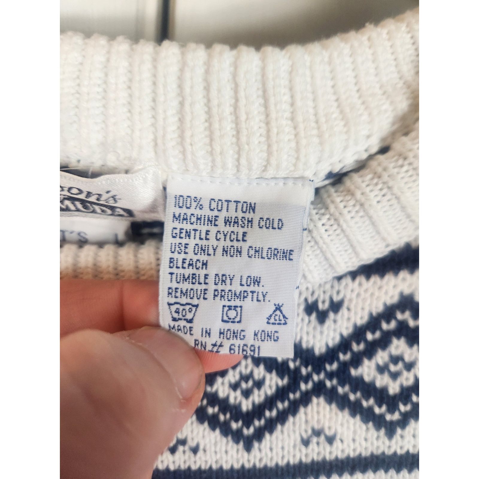 Other Vintage 90s Nautical Sweater men's large Size US L / EU 52-54 / 3 - 3 Thumbnail