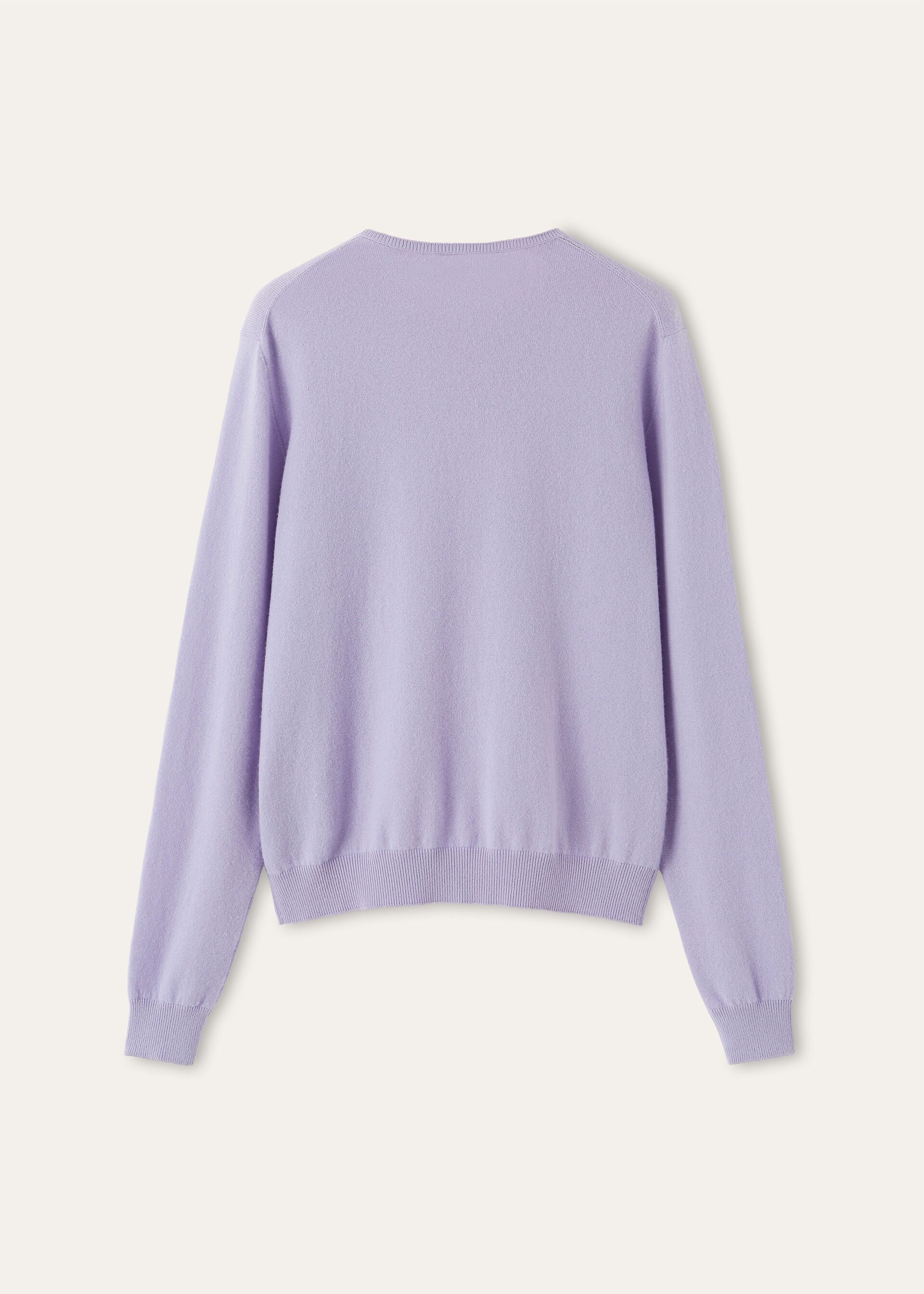 Loro Piana os11x0426 FAQ4508 Sergio Crewneck Sweater in Iced Violet Size L / US 10 / IT 46 - 6 Thumbnail
