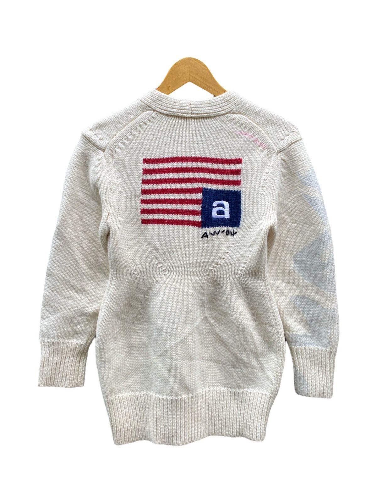 Alexander Wang SS20 Runaway Flag Knit Cardigan