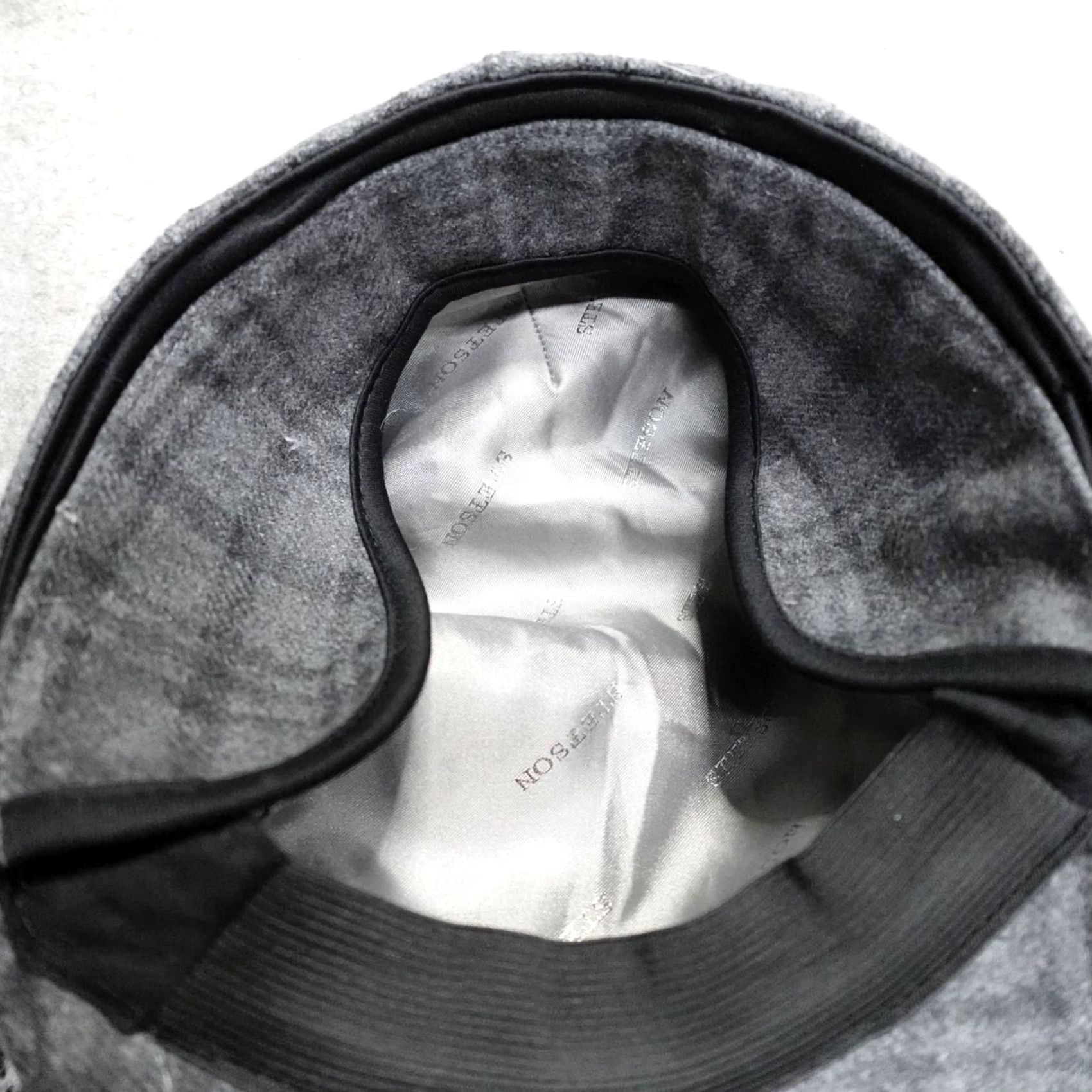Stetson Stetson Newsboy Cap Plaid Wool Blend Ear Flap Gray Medium M Men Size ONE SIZE - 6 Thumbnail