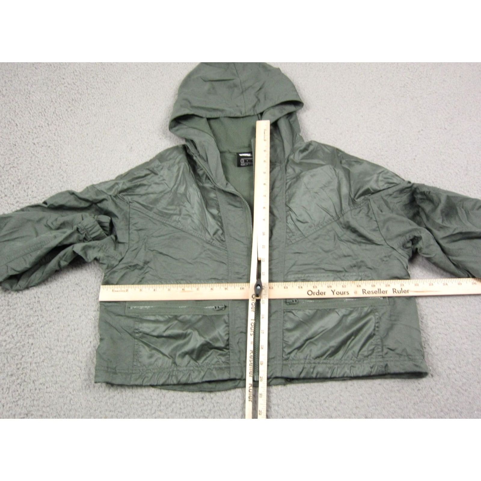 Nike Nike Jacket Womens S Green Full Zip Hooded Lightweight Softshell 90s Sports Casual Activewear Running Hoodie Size S / US 4 / IT 40 - 7 Thumbnail
