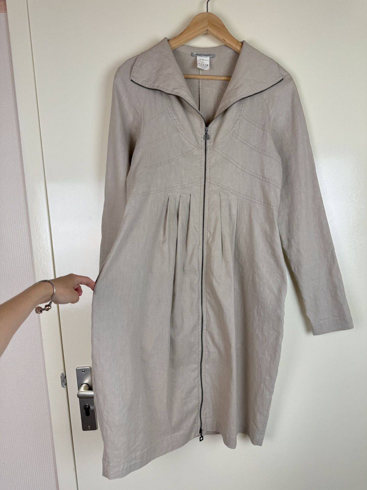 Hysteric Glamour × Sarah Pacini Sarah Pacini 2in1 jacket dress bubble balloon hem linen Size S / US 4 / IT 40 - 5 Thumbnail