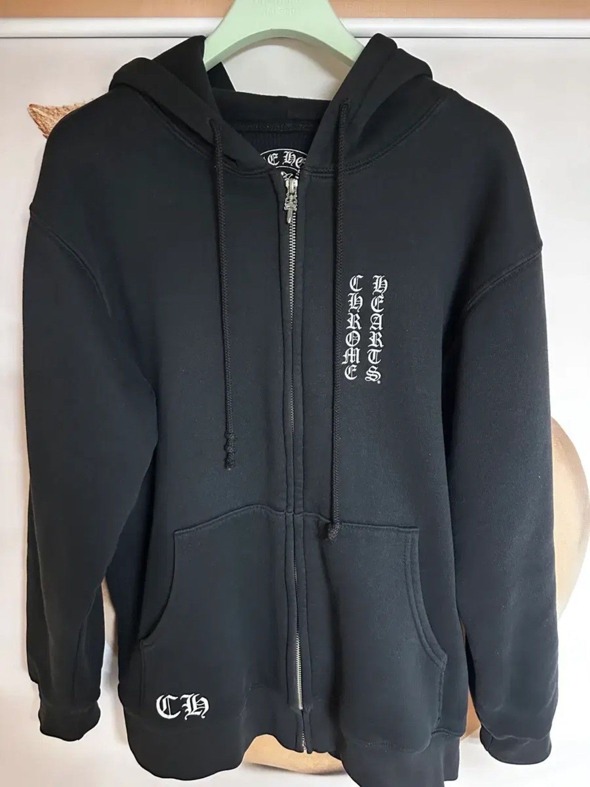 Chrome Hearts Heavy Weight Triple Cross Dagger Waffle Zipup Hoodie Size US L / EU 52-54 / 3 - 2 Thumbnail