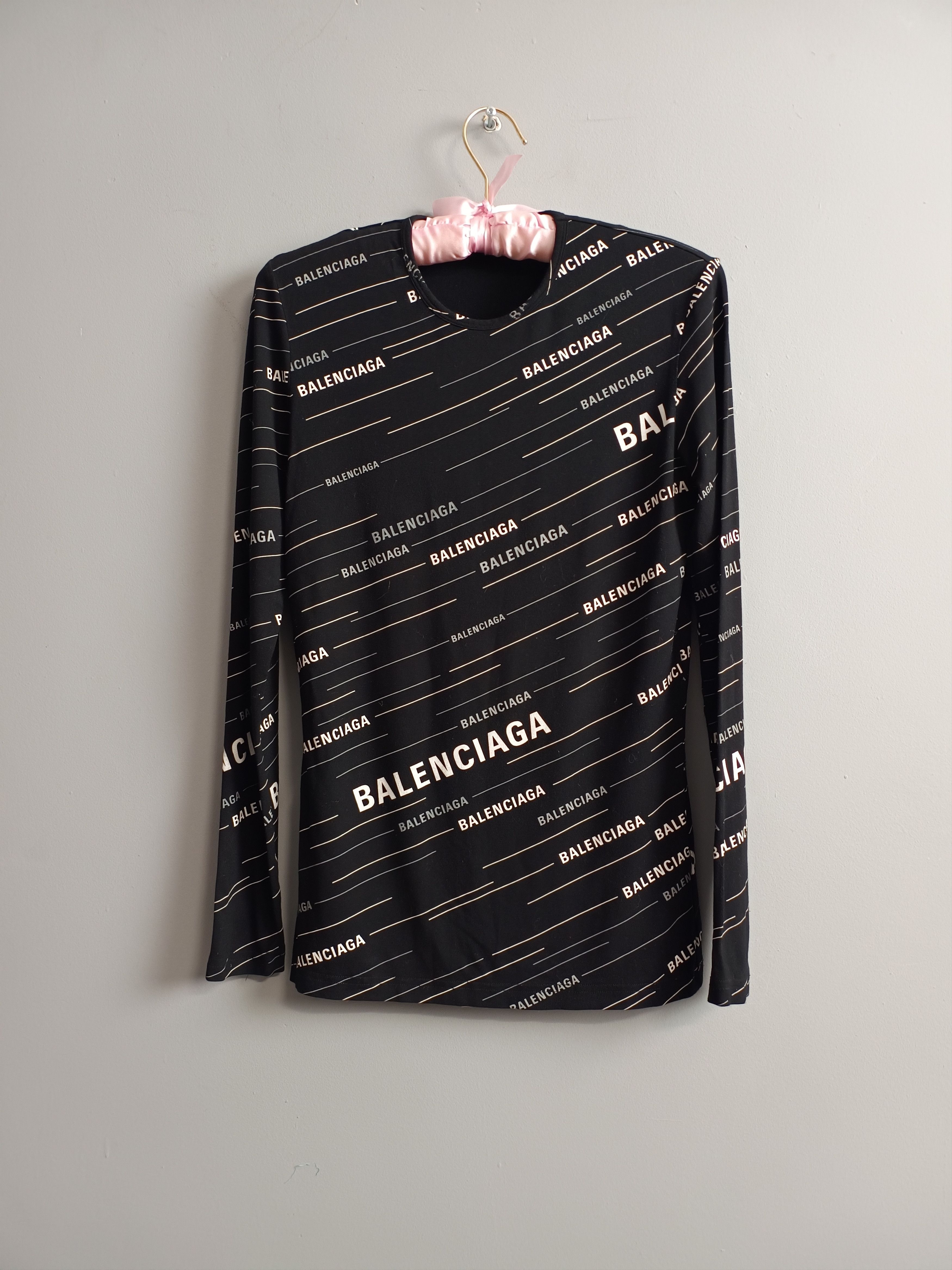 image of Balenciaga Blouse Longslevee in Black, Women's (Size Medium)