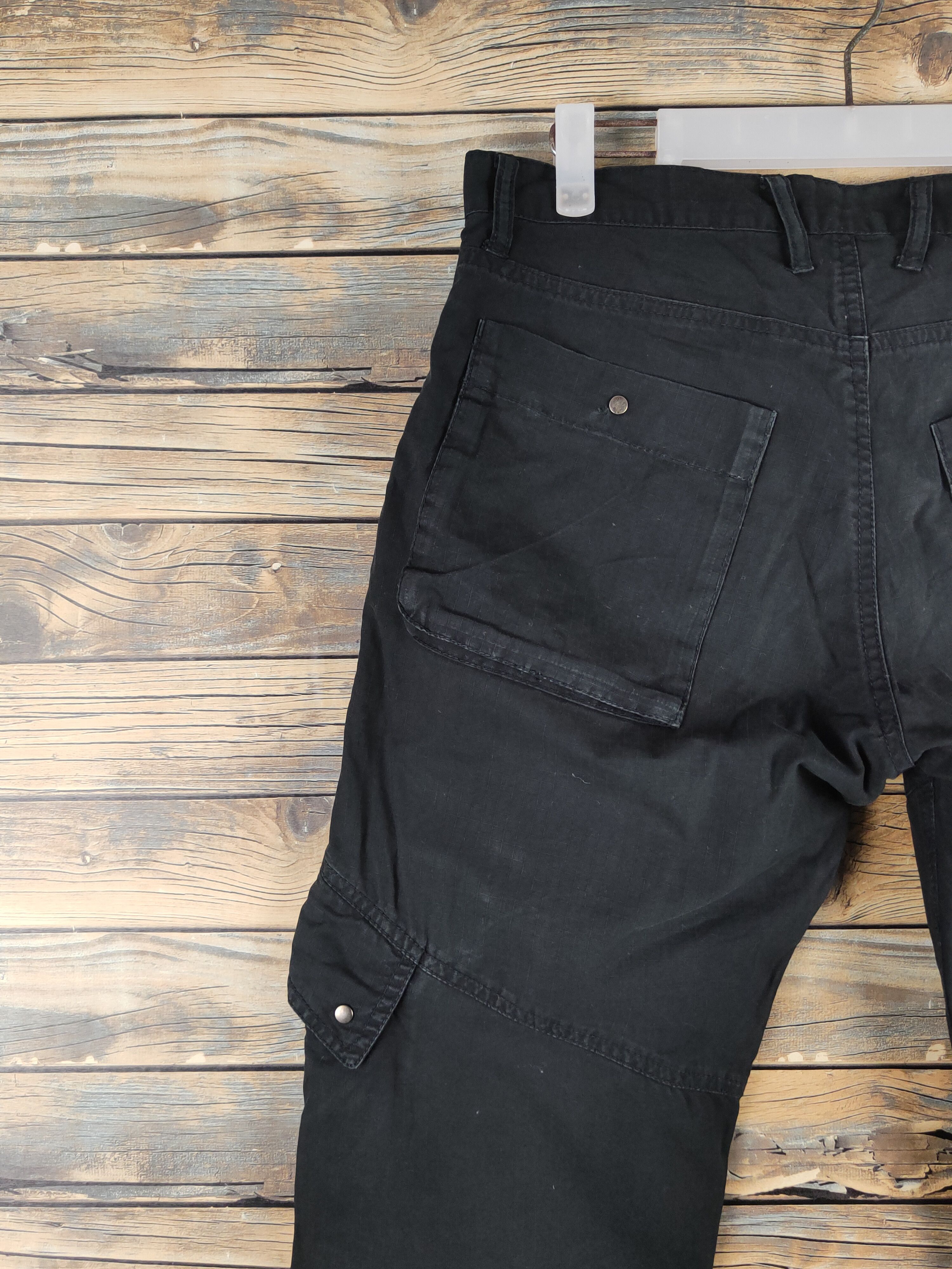 PPFM DL PPFM Black Multipocket Cargo Pants #2434 Size US 30 / EU 46 - 9 Thumbnail