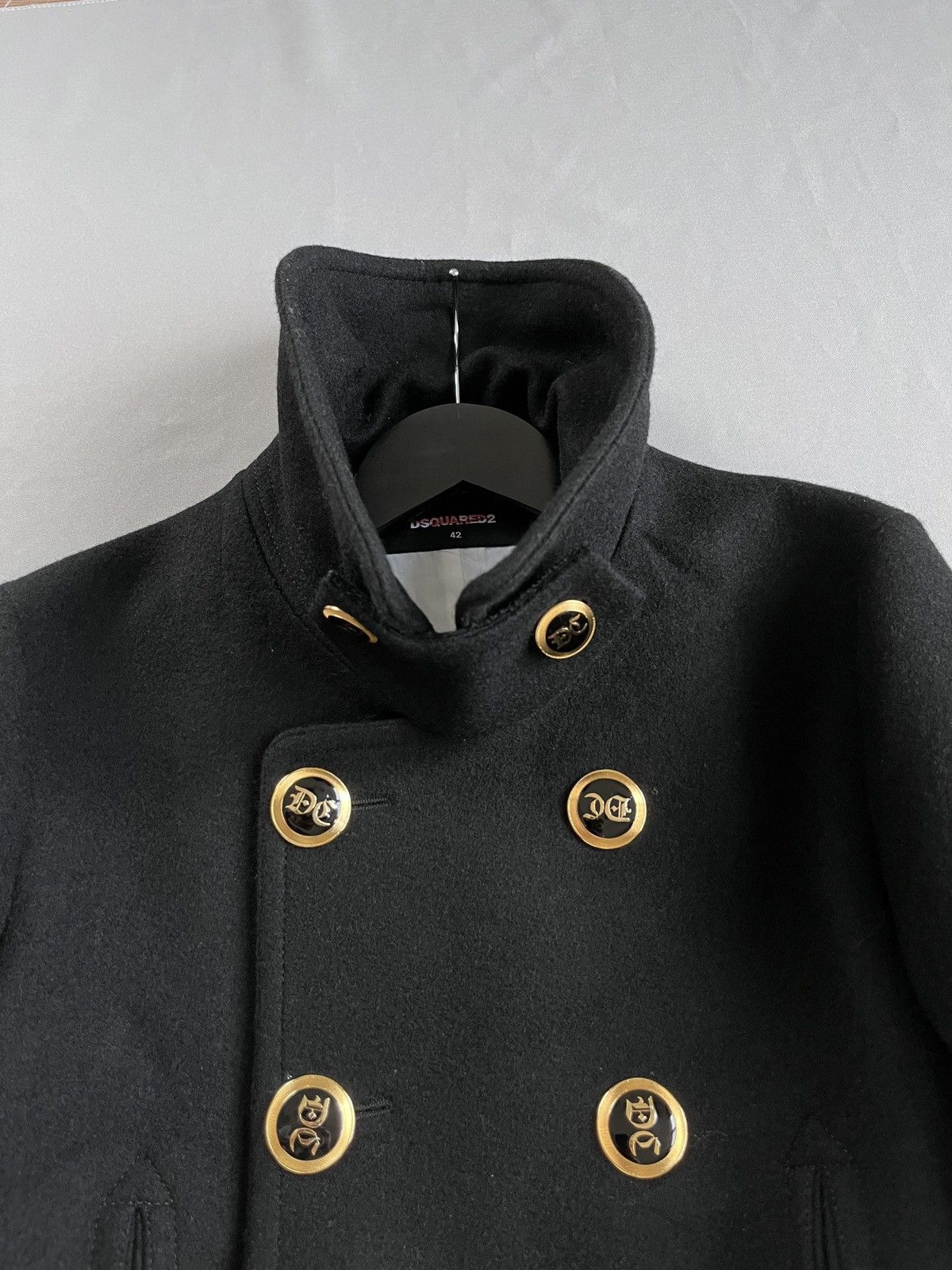 Dsquared2 DSQUARED2 GORGEOUS Sailor Military Wool Peacoat Size US S / EU 44-46 / 1 - 5 Thumbnail