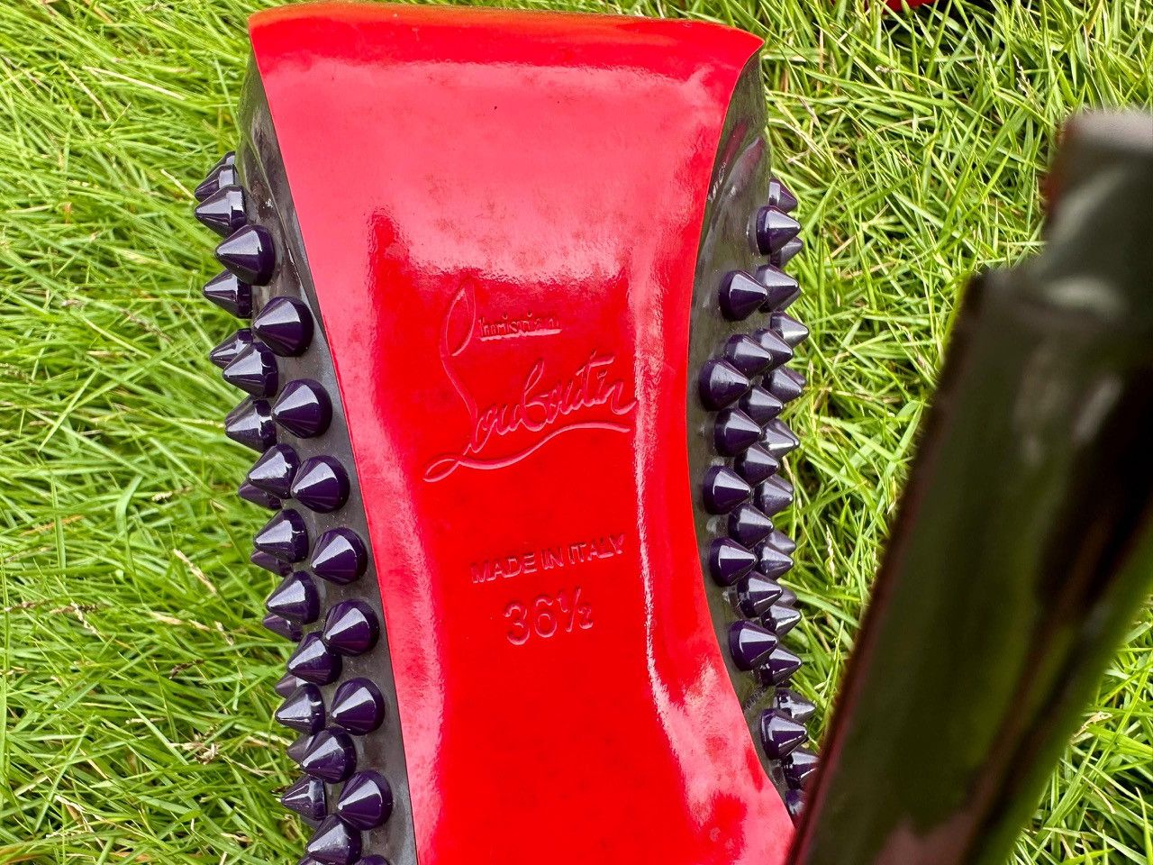 Christian Louboutin Authentic Christian Louboutin Pigalle 100 Purple Iris Spikes Size US 6.5 / IT 36.5 - 8 Thumbnail