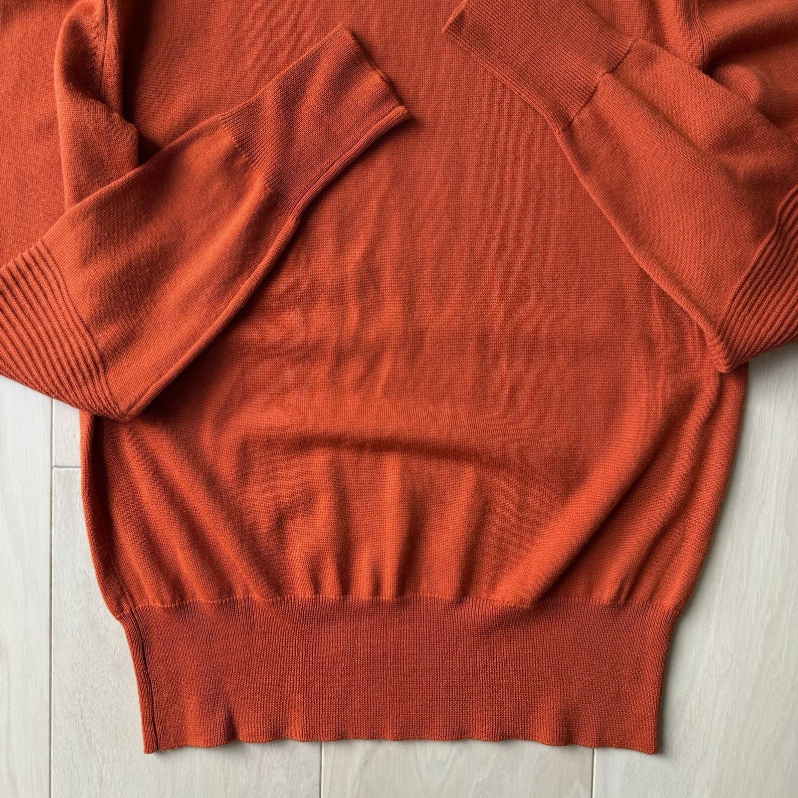 Belstaff Belstaff Sweater Women's M Orange Lightweight Wool Pullover Size M / US 6-8 / IT 42-44 - 5 Thumbnail