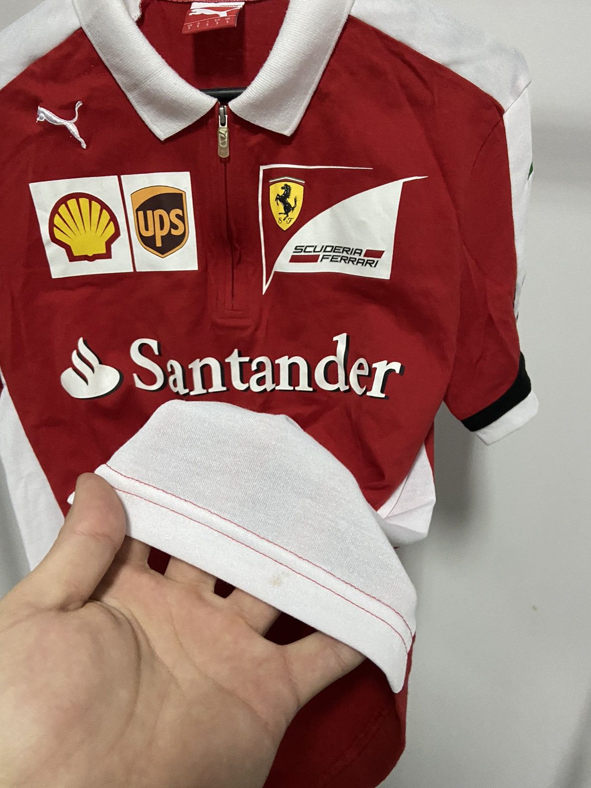 Ferrari × Puma Ferrari puma Santander big logo racing 1/4 zip polo Size US S / EU 44-46 / 1 - 8 Thumbnail