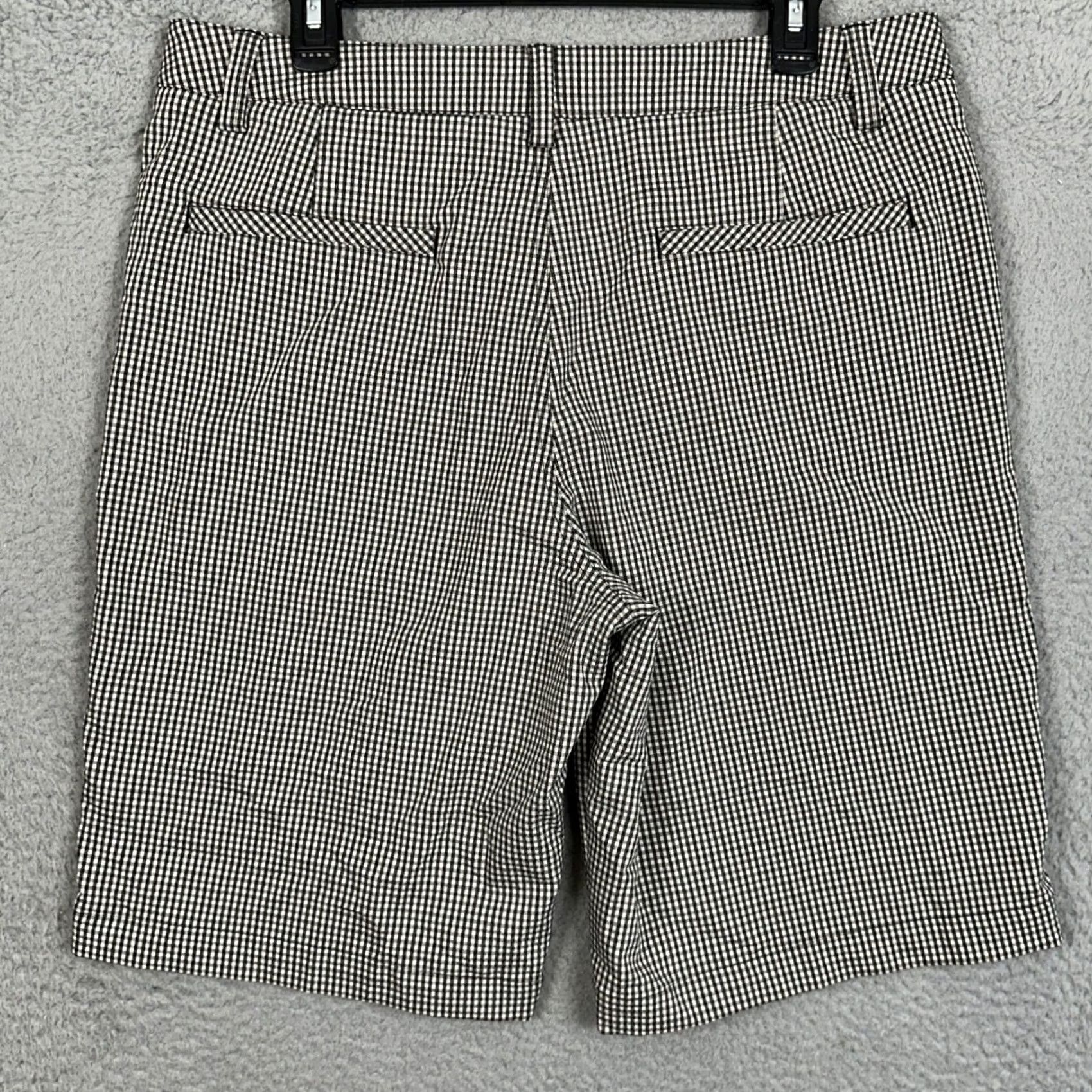 Puma Puma Shorts Men 34 Black White Golf Gingham Check Performance Stretch Pocket EUC Size US 34 / EU 50 - 2 Thumbnail