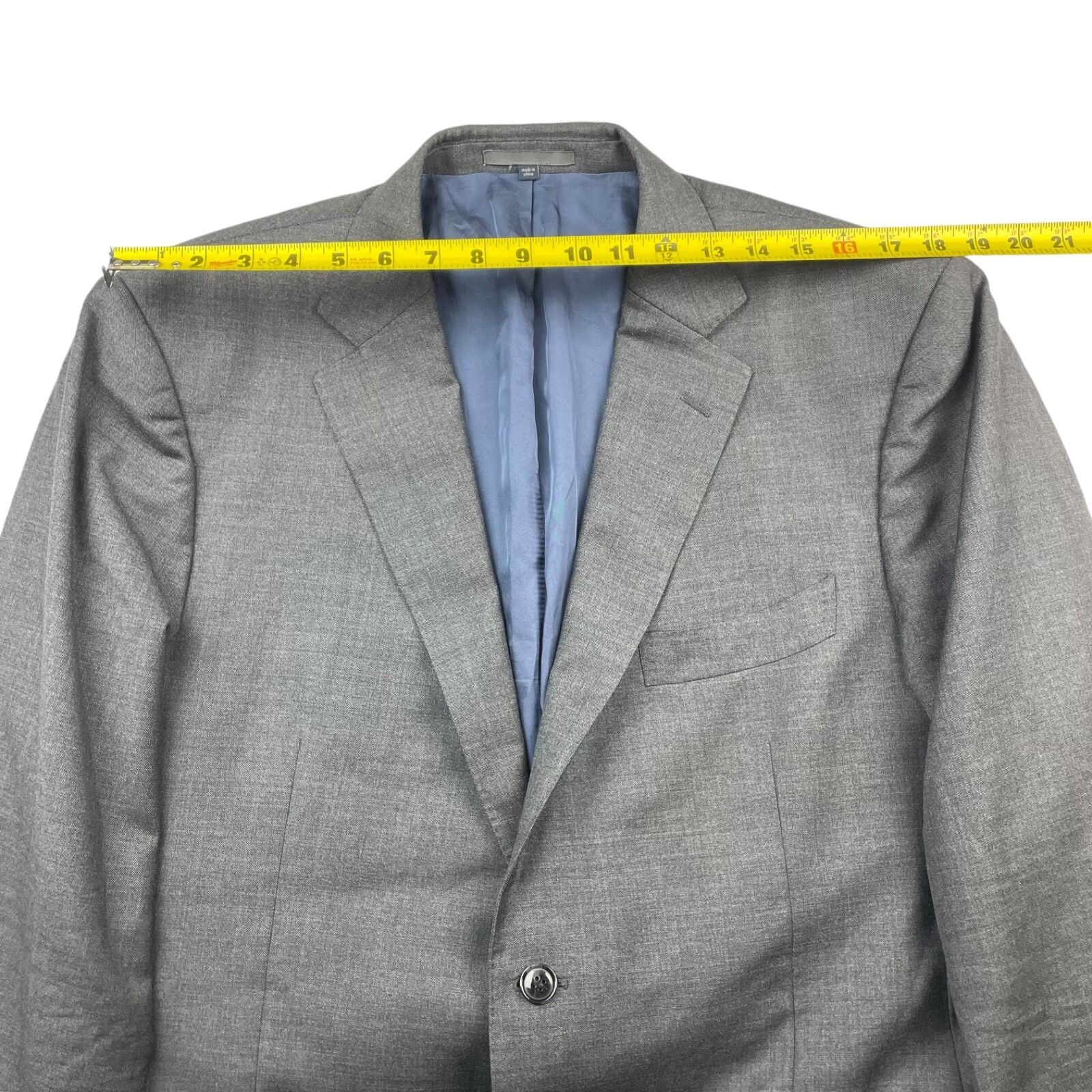 Suitsupply SuitSupply Men's Vitale Barberis Wool 2-Button Surgeons Cuff Size 46R - 8 Thumbnail