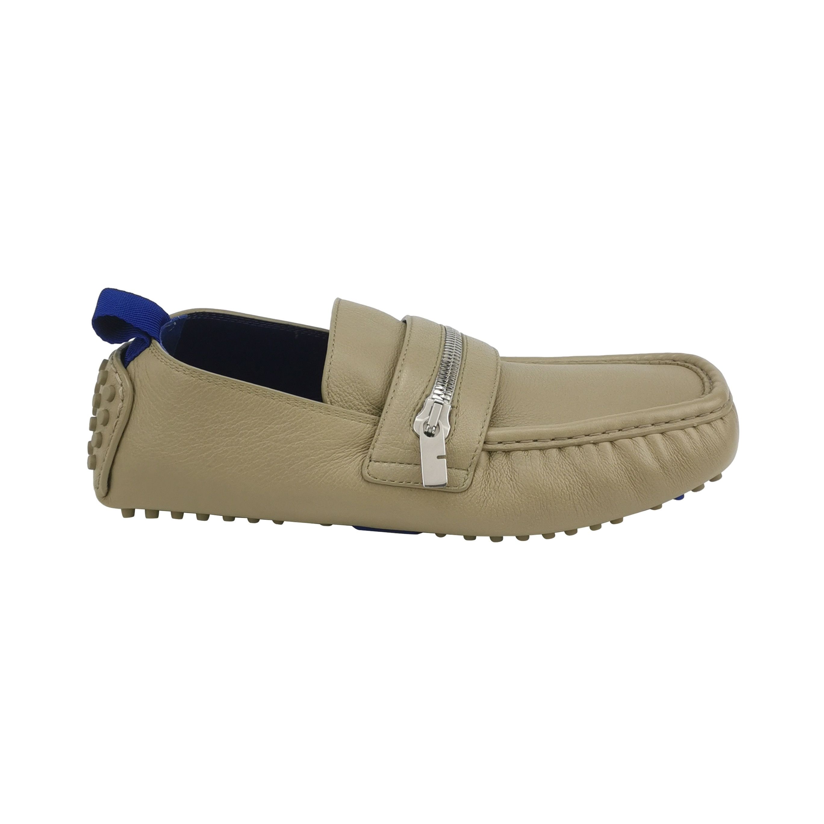 Burberry Burberry Zipper Detail Leather Driving Shoes 41.5 Size US 8 / EU 41 - 1 Thumbnail
