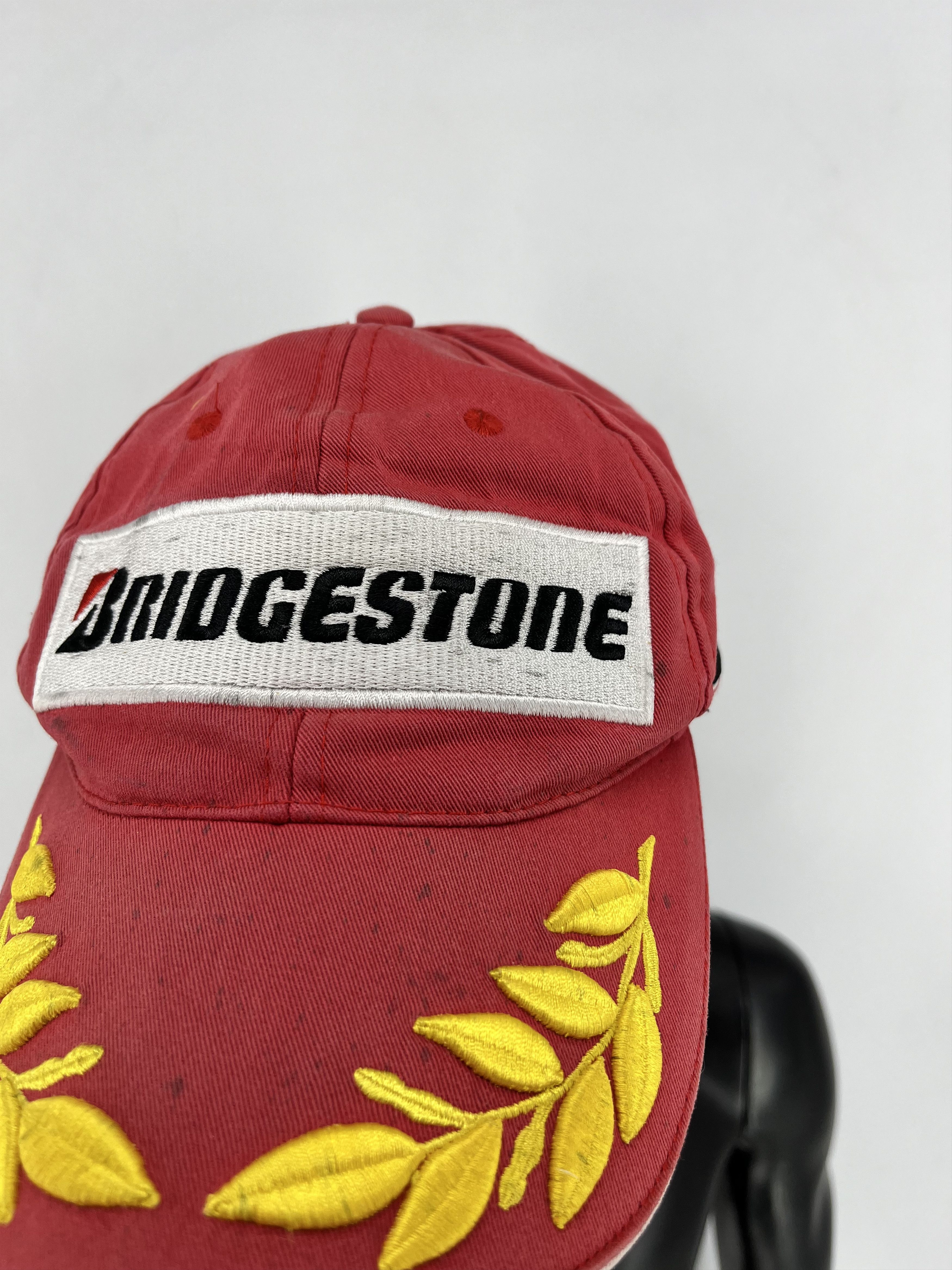 Vintage Vintage y2k Bridgestone Cap Hat Michael Schumacher F1 Size ONE SIZE - 3 Thumbnail