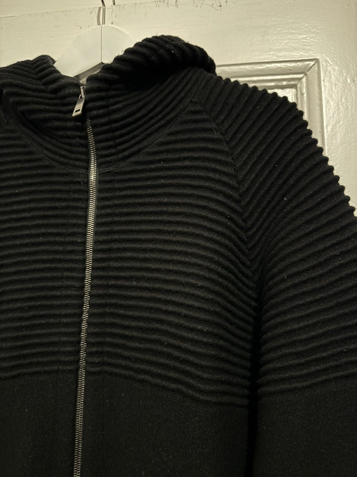 Jil Sander Jil Sander Wool Knit Jacket Sz 46 M Size US M / EU 48-50 / 2 - 2 Thumbnail
