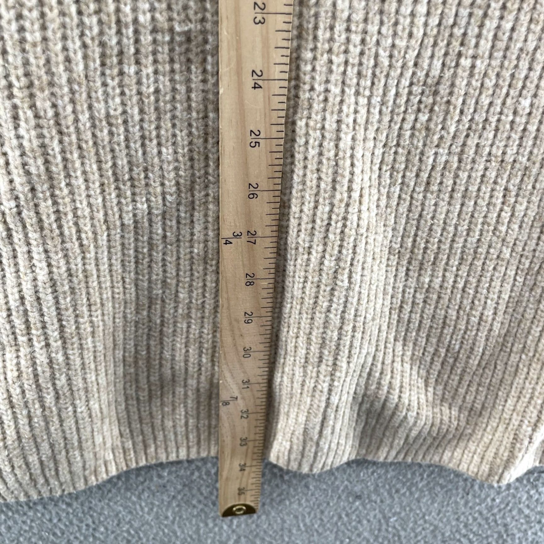 H&M H&M Open Cardigan Womens XXL Knit Corpcore Classic Travel Preppy Normcore Office Cardigan Womens 2XL Beige Knit Open 90s Preppy Travel Office Classic Size XXL / US 16-18 / IT 52-54 - 5 Thumbnail