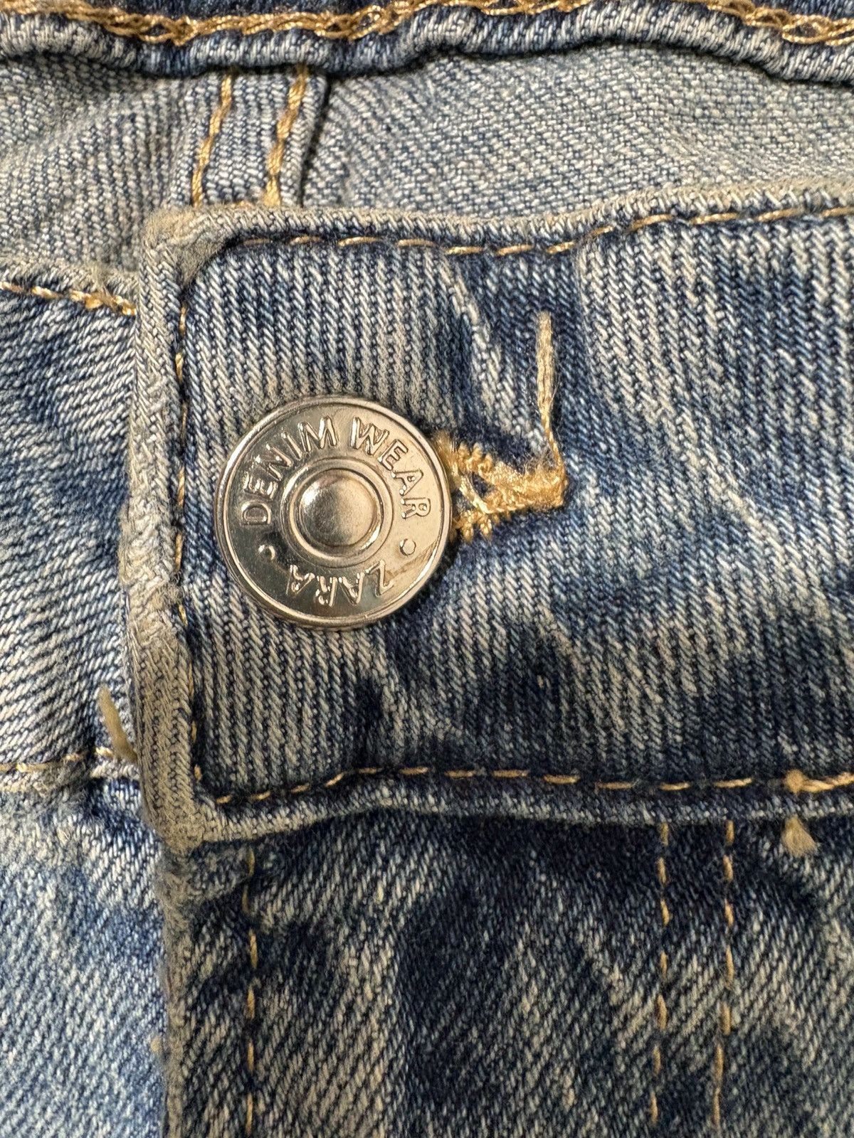 Zara Zara man distressed Denim Jeans Size US 36 / EU 52 - 6 Thumbnail