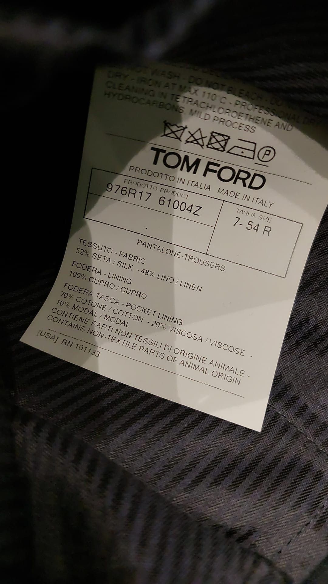 Tom Ford o1loc1c0924 610042 Pant in Brown/Grey Size US 38 / EU 54 - 2 Thumbnail