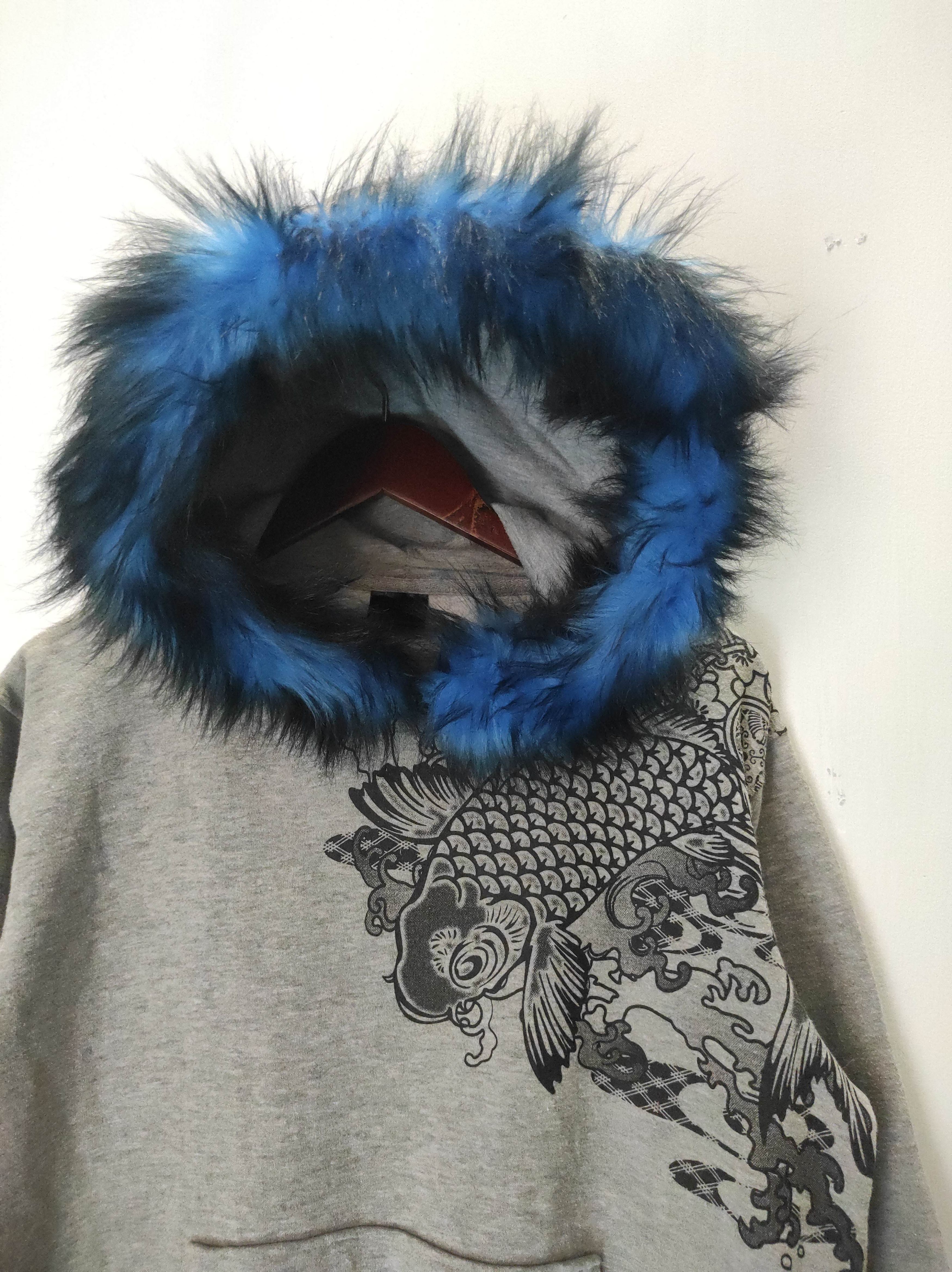 If Six Was Nine Sukajan Japan Oblo Koi Fur Hoodie i6w9 LGB style Size US M / EU 48-50 / 2 - 4 Thumbnail