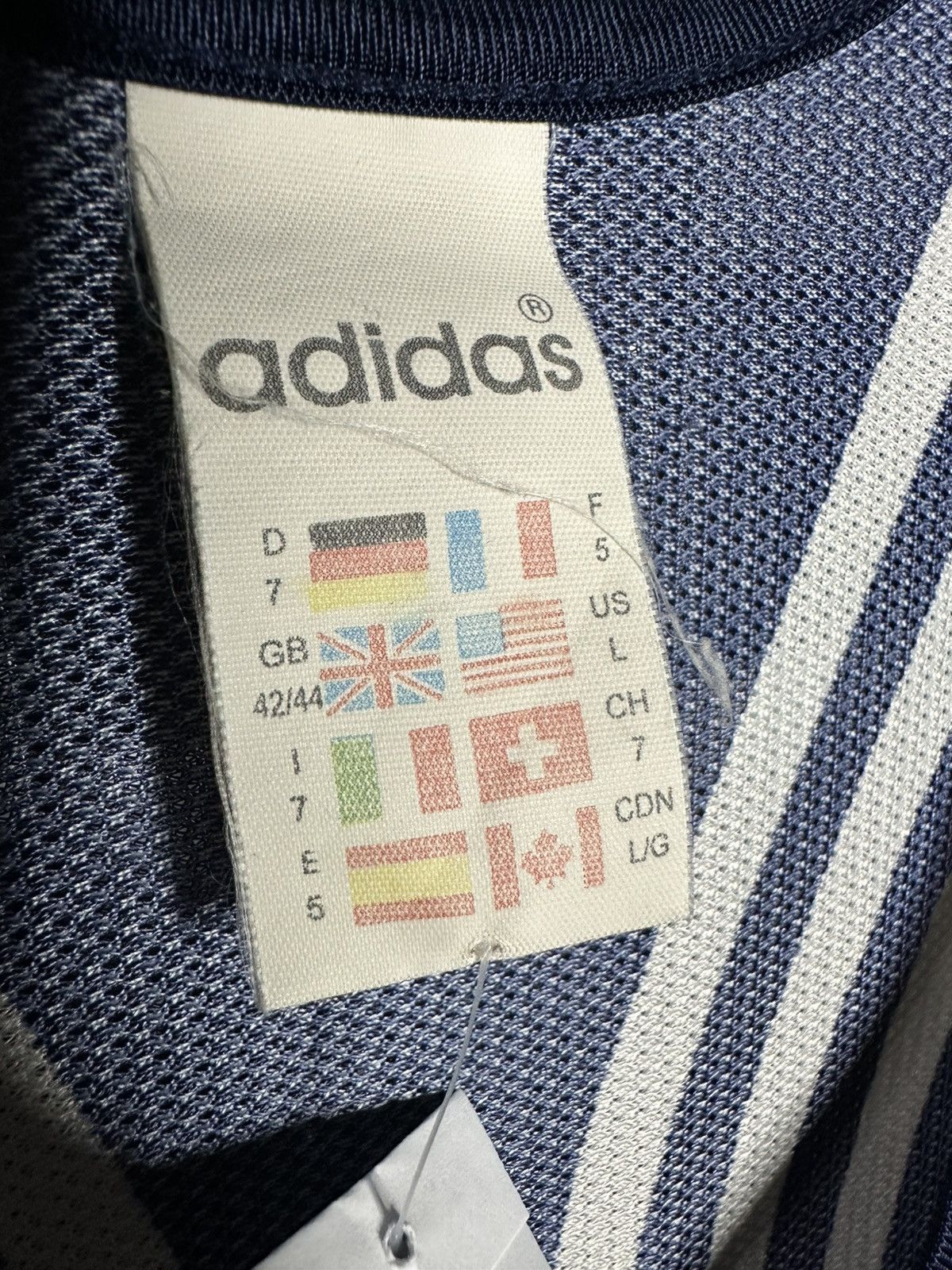 Adidas Adidas Sleeveless Athletic Tank Top Mesh Training Jersey L Size US L / EU 52-54 / 3 - 6 Thumbnail