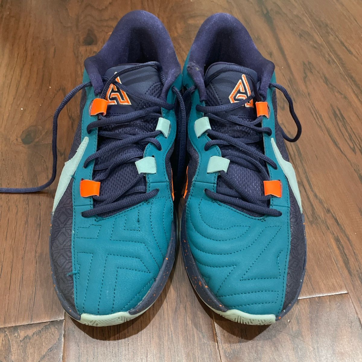 Nike Nike Giannis Zoom Freak 5 “Geode Teal” Size US 11.5 / EU 44-45 - 4 Thumbnail