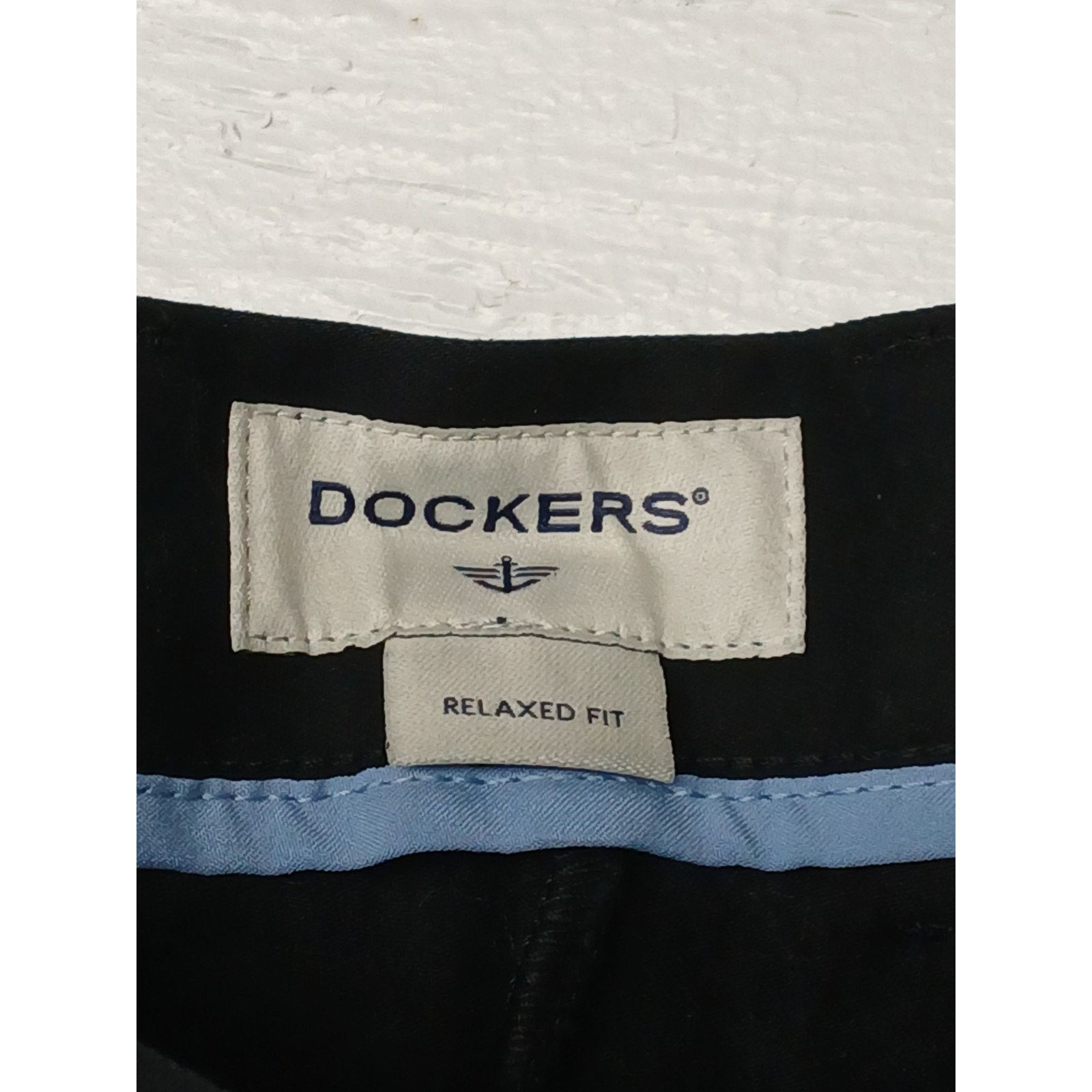 Dockers Dockers (34x32) Black Relaxed Fit Casual Dress Pants Size US 34 / EU 50 - 7 Thumbnail