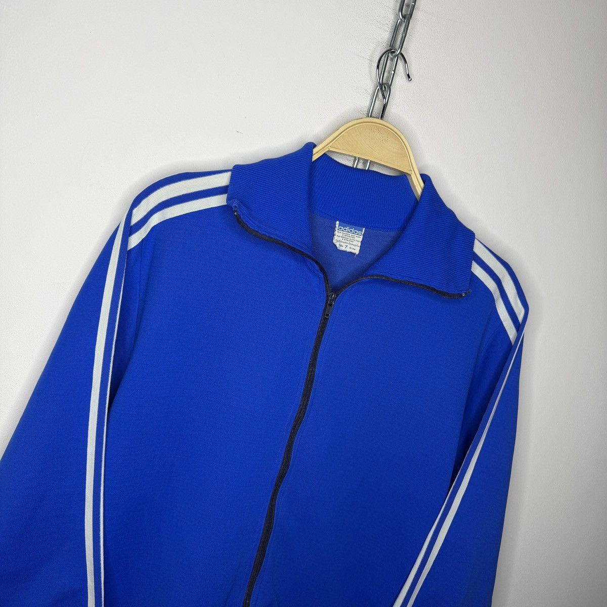 Adidas RARE Adidas 80s Vintage Retro Full Zip Track Top Jacket sz M Size US M / EU 48-50 / 2 - 3 Thumbnail