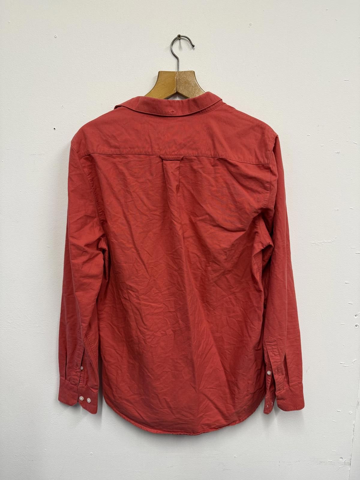 Farah Farah Men's Long Sleeve Button-Up Shirt in Red Size US L / EU 52-54 / 3 - 2 Thumbnail