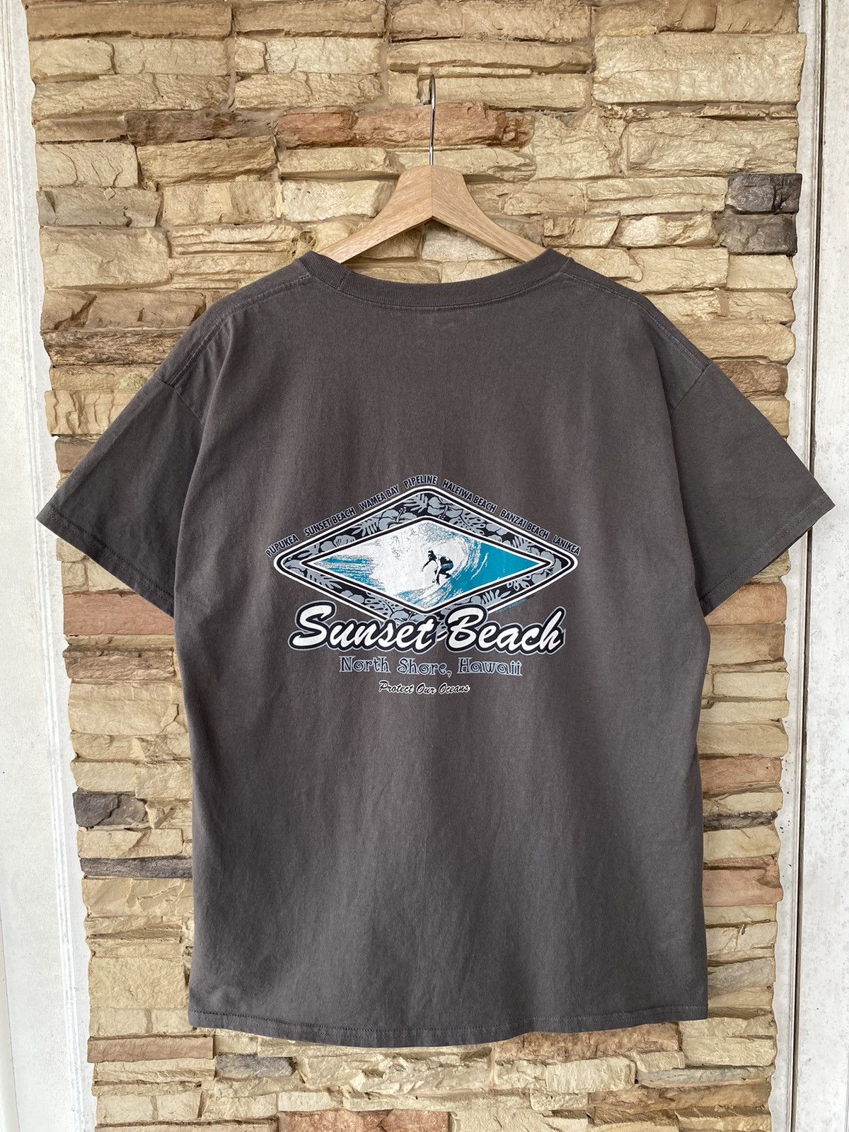 Vintage Vintage Sunset Beach Surfing Tees Size US L / EU 52-54 / 3 - 1 Thumbnail