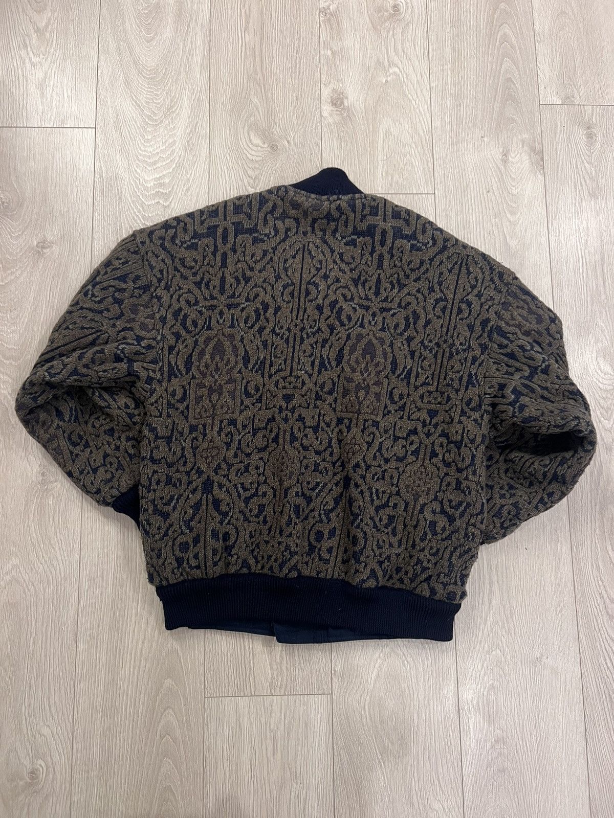 Bally × Vintage Vintage Bally Wool Reversible Bomber Jacket 70s 80s 90s Rare Size US L / EU 52-54 / 3 - 5 Thumbnail