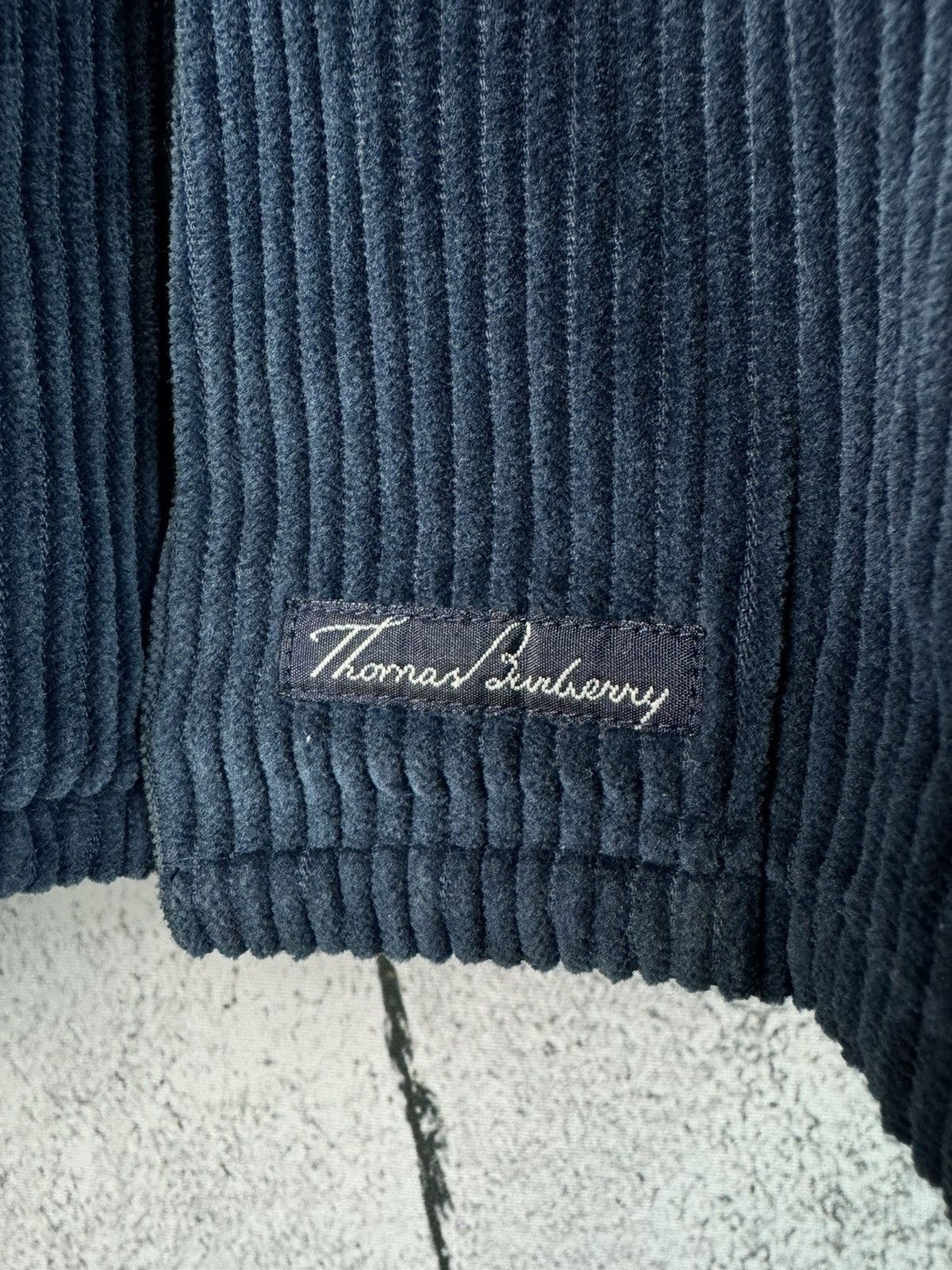 Burberry Thomas Burberry Heavy Vintage Corduroy Longsleeve Shirt Size US XL / EU 56 / 4 - 4 Thumbnail