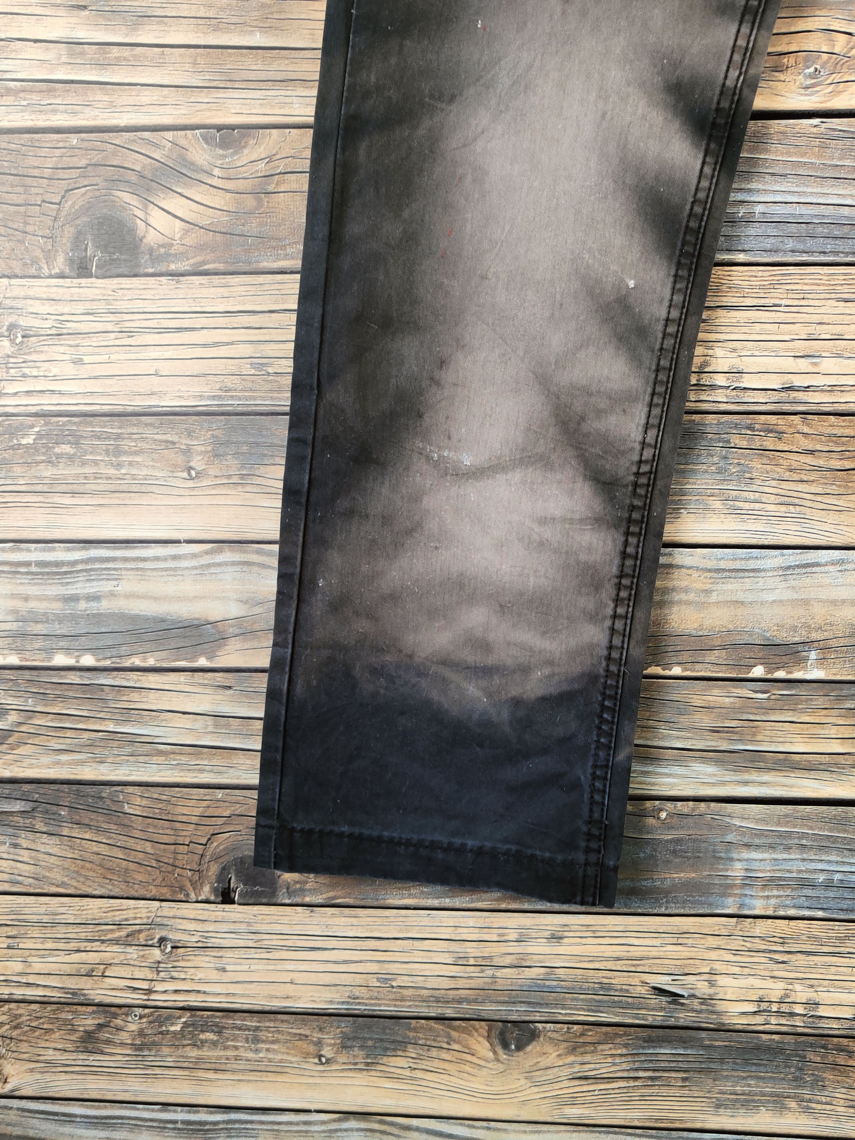 Japanese Brand DL Evenriver Black Faded Multipocket Cargo Pants #46-361 Size US 30 / EU 46 - 4 Thumbnail