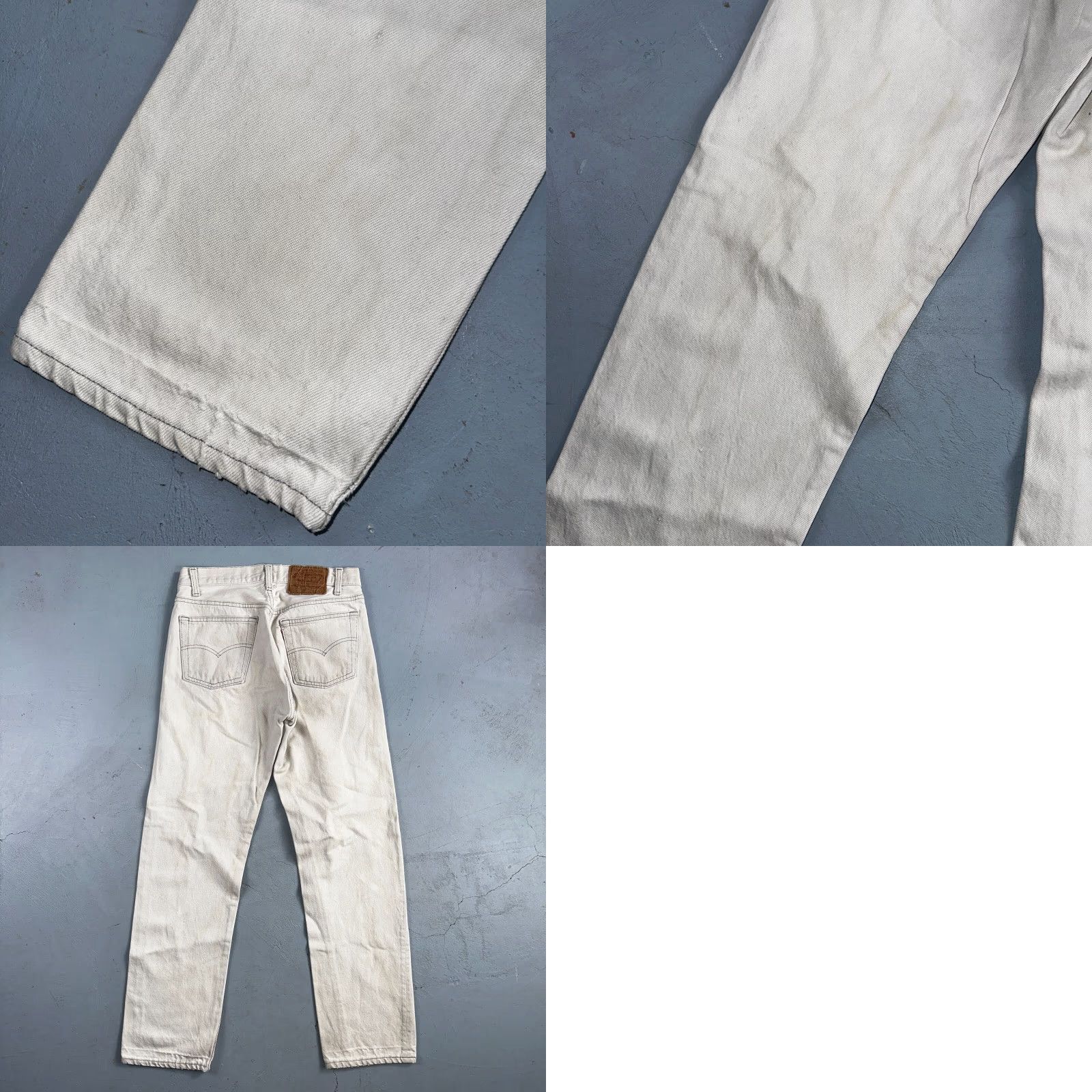 Levi's Levi's 501 Jeans Vintage 80s USA Straight Leg White Medium Wash 29x30 Men's Regular Mountain 90s Theme Results Size US 29 - 11 Thumbnail