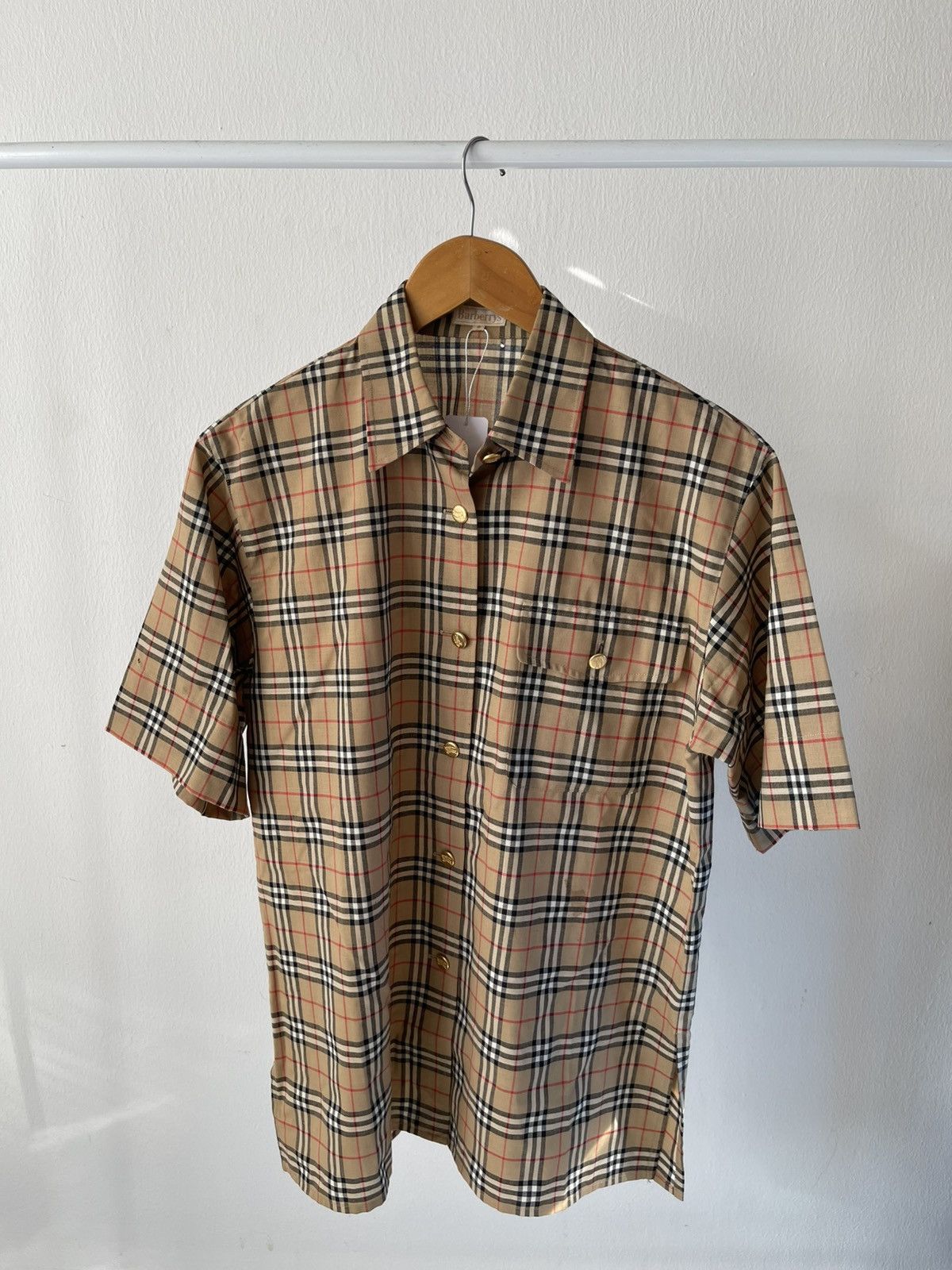 Burberry BURBERRY NOVA CHECK BUTTON UP SHIRT Size US M / EU 48-50 / 2 - 6 Thumbnail
