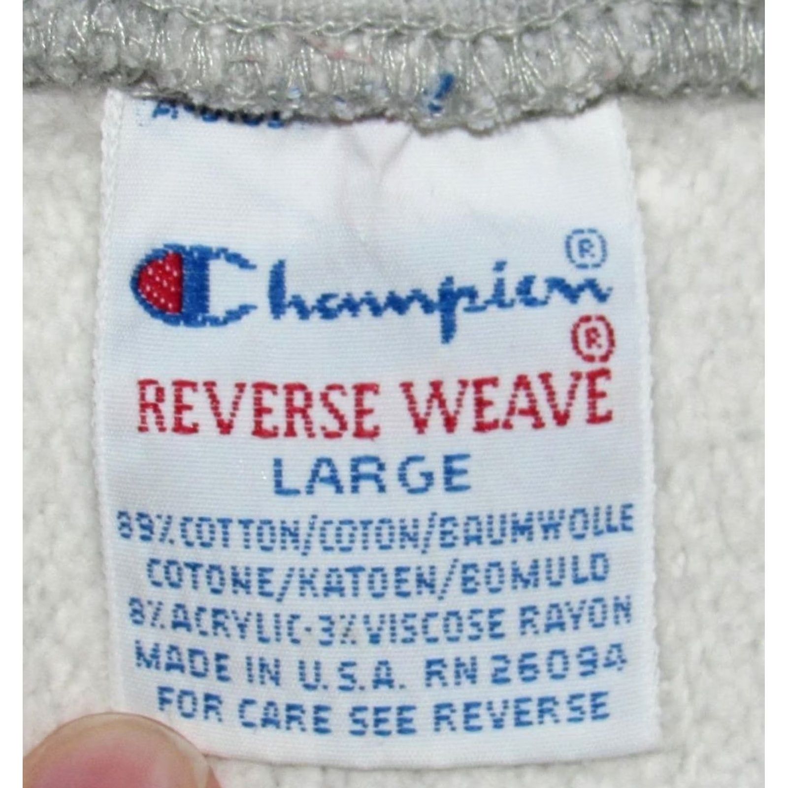 Champion Vtg CHAMPION Reverse Weave Carnegie Mellon Sweatshirt Sweater Large Mens Gray SS Size US L / EU 52-54 / 3 - 5 Thumbnail