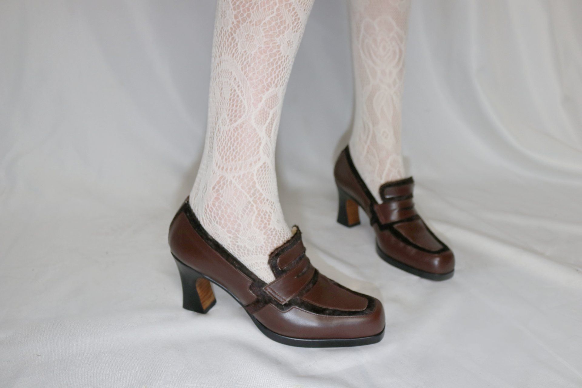 Jean Paul Gaultier × Vintage vintage Jean Paul Gaultier heeled loafers Size US 5.5 / IT 35.5 - 3 Thumbnail