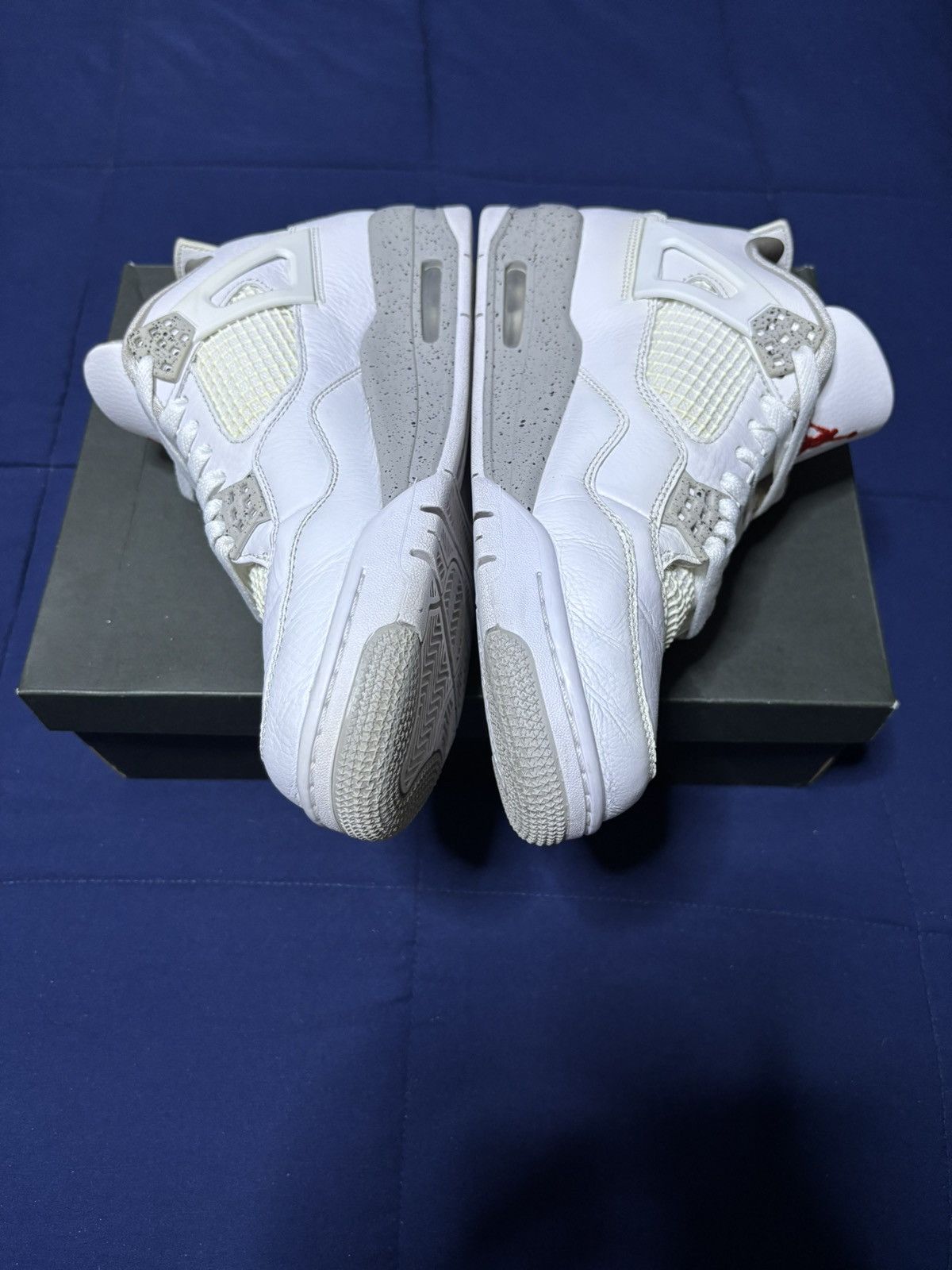 Jordan Brand Jordan 4 Retro White Oreo 2021 Size 9.5 Size US 9.5 / EU 42-43 - 3 Thumbnail