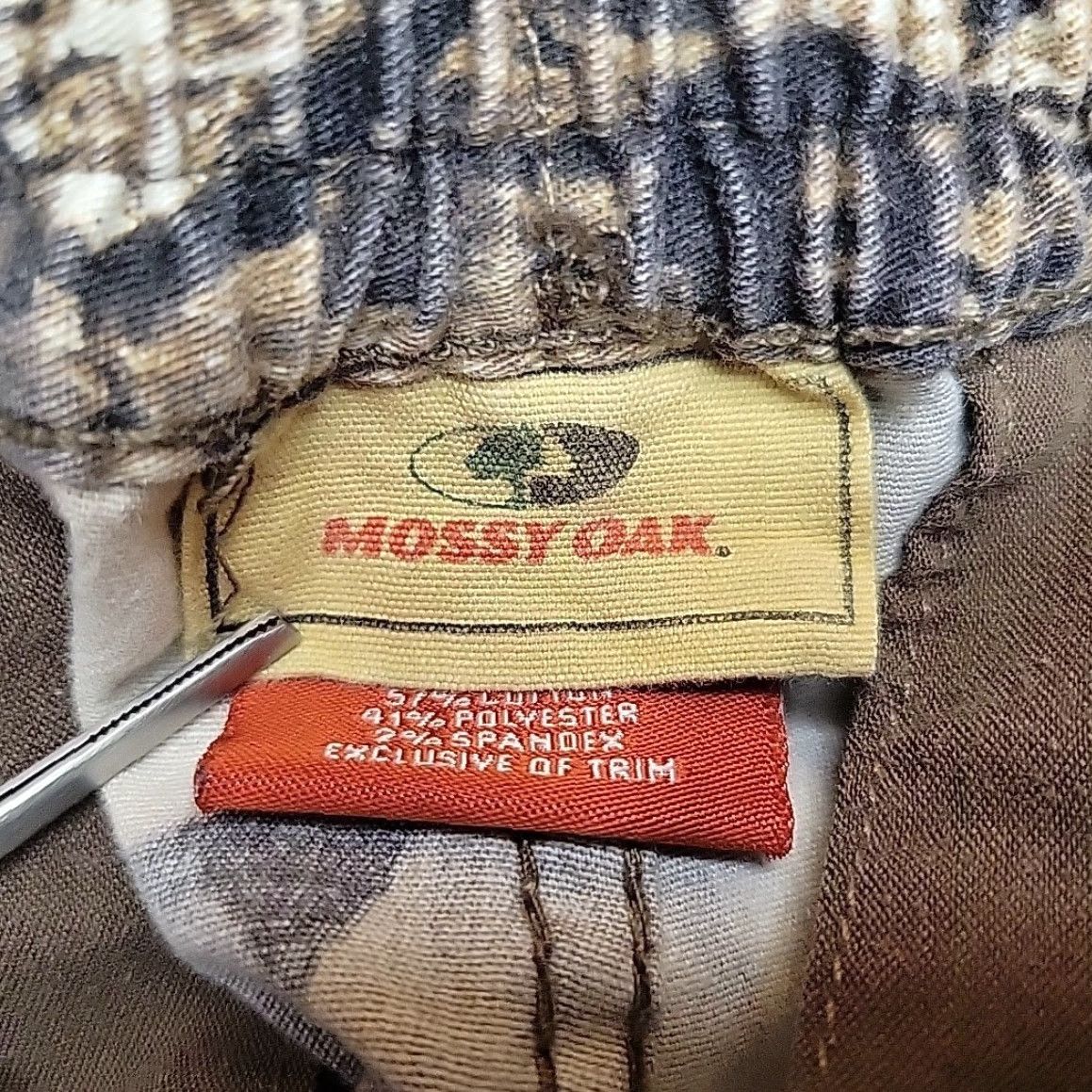 Vintage VINTAGE Mossy Oak Camo Pants Mens XL Cargo Elastic Adjustable Camouflage Cotton Polyester Spandex Twill USA Outdoor Casual Mens Size US 36 / EU 52 - 4 Thumbnail