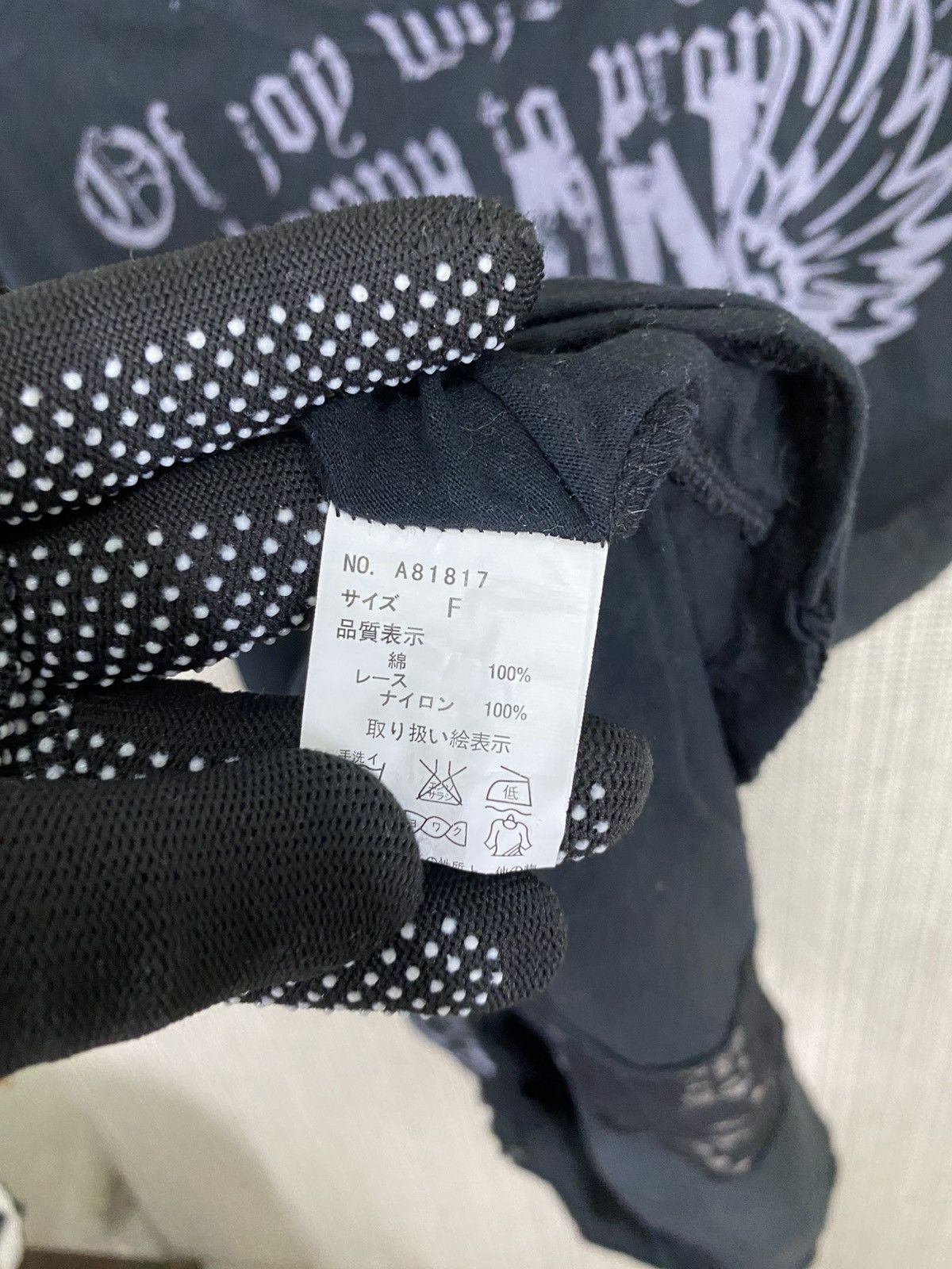 14th Addiction × Japanese Brand × Seditionaries Ghost of harlem mesh blouse cross design punk Size M / US 6-8 / IT 42-44 - 5 Thumbnail